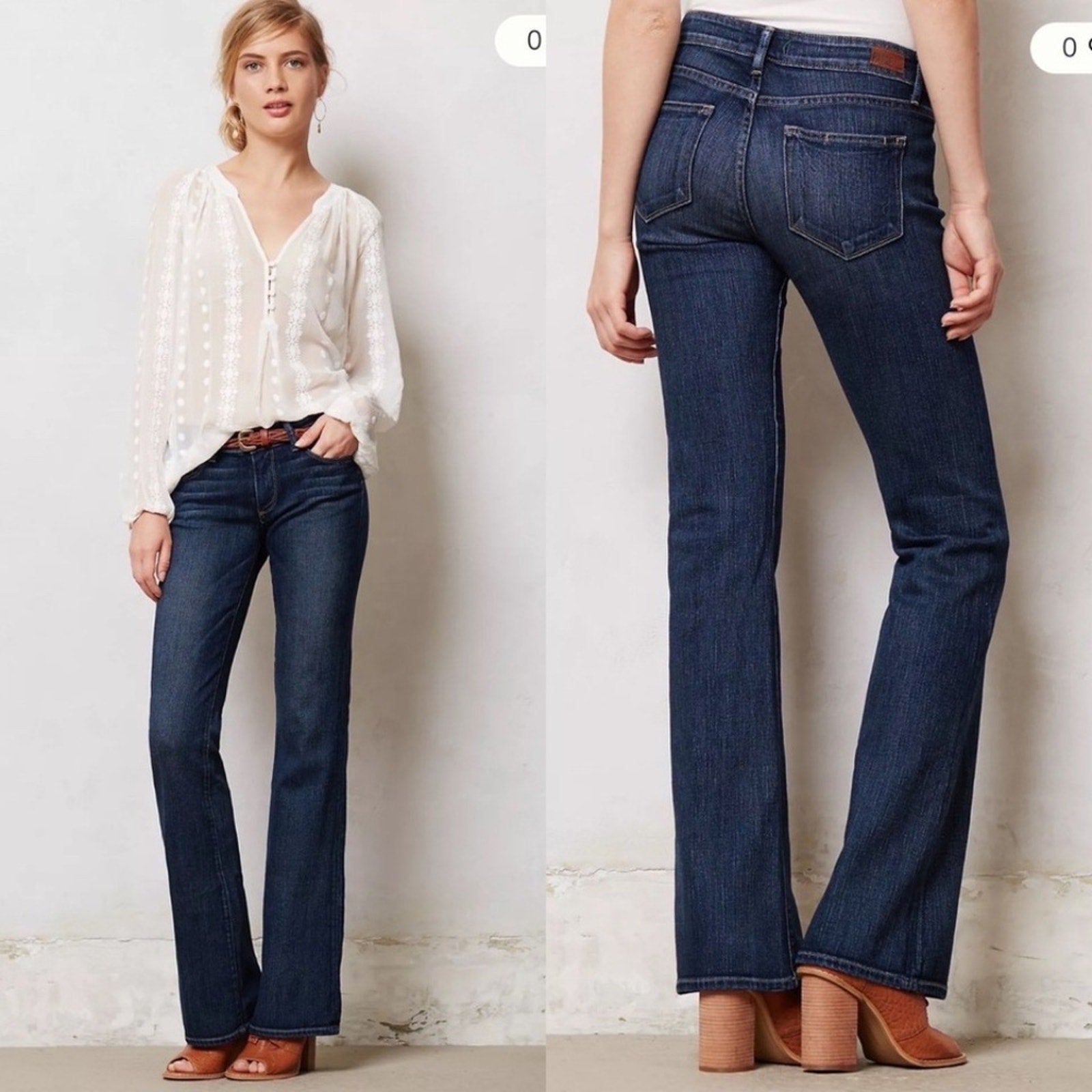 Paige Women's Skyline Boot Dark Wash Jeans - size 26
