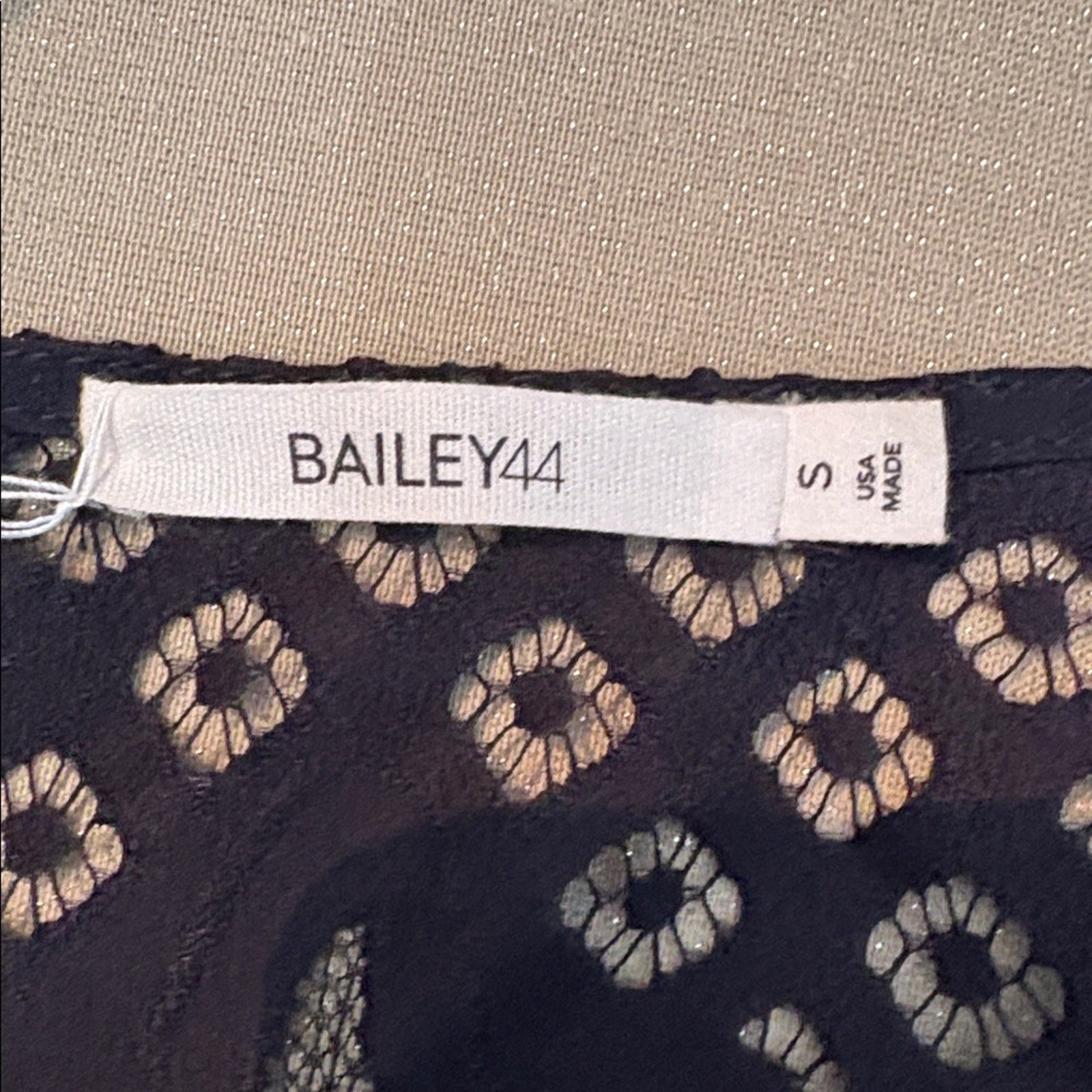 Bailey 44 Womens Cascara Blue Draped Lace Back Blazer Jacket  - size small