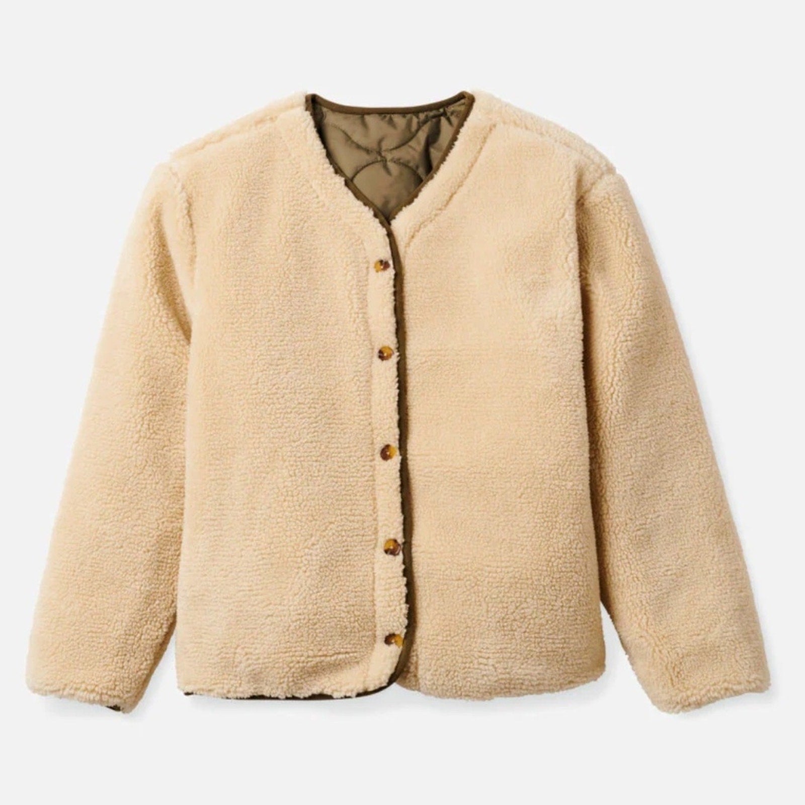 Brixton Sherpa Reversible Padded Jacket Women’s Size XS