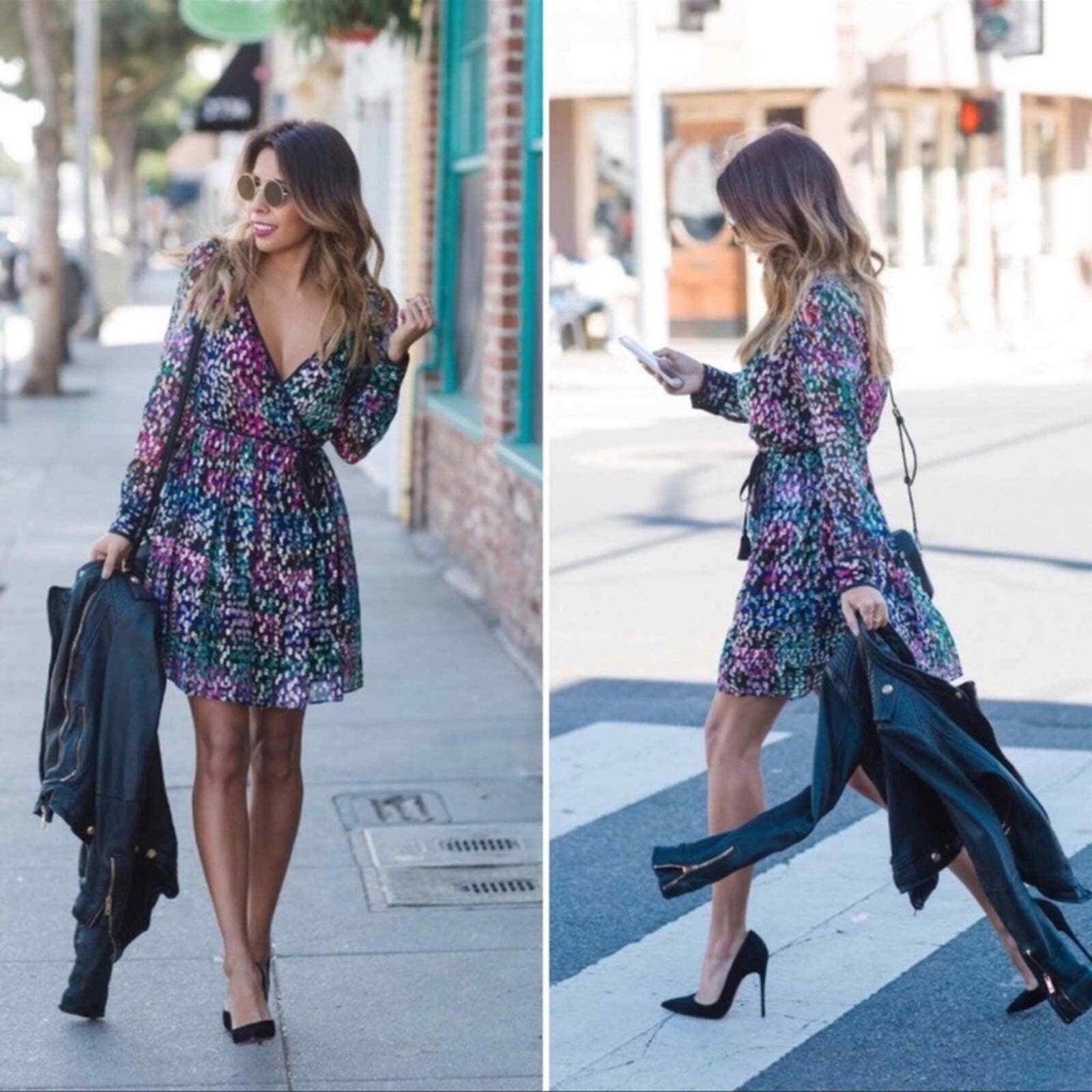 Kate Spade Metallic Polka Dot Mini Dress Make Magic MSRP $428 - size M