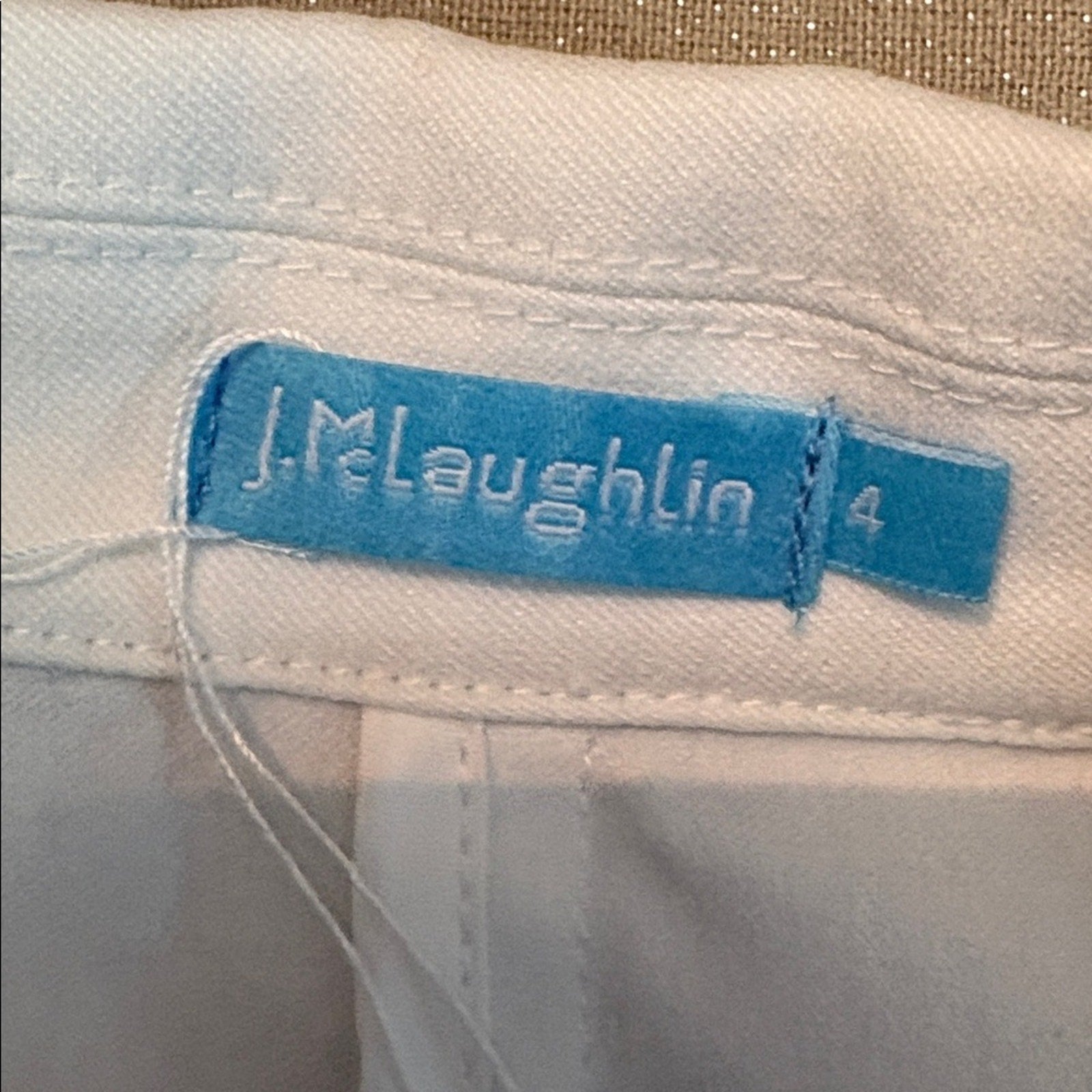 J. McLaughlin | Ressie White Double Breasted Blazer - size 4