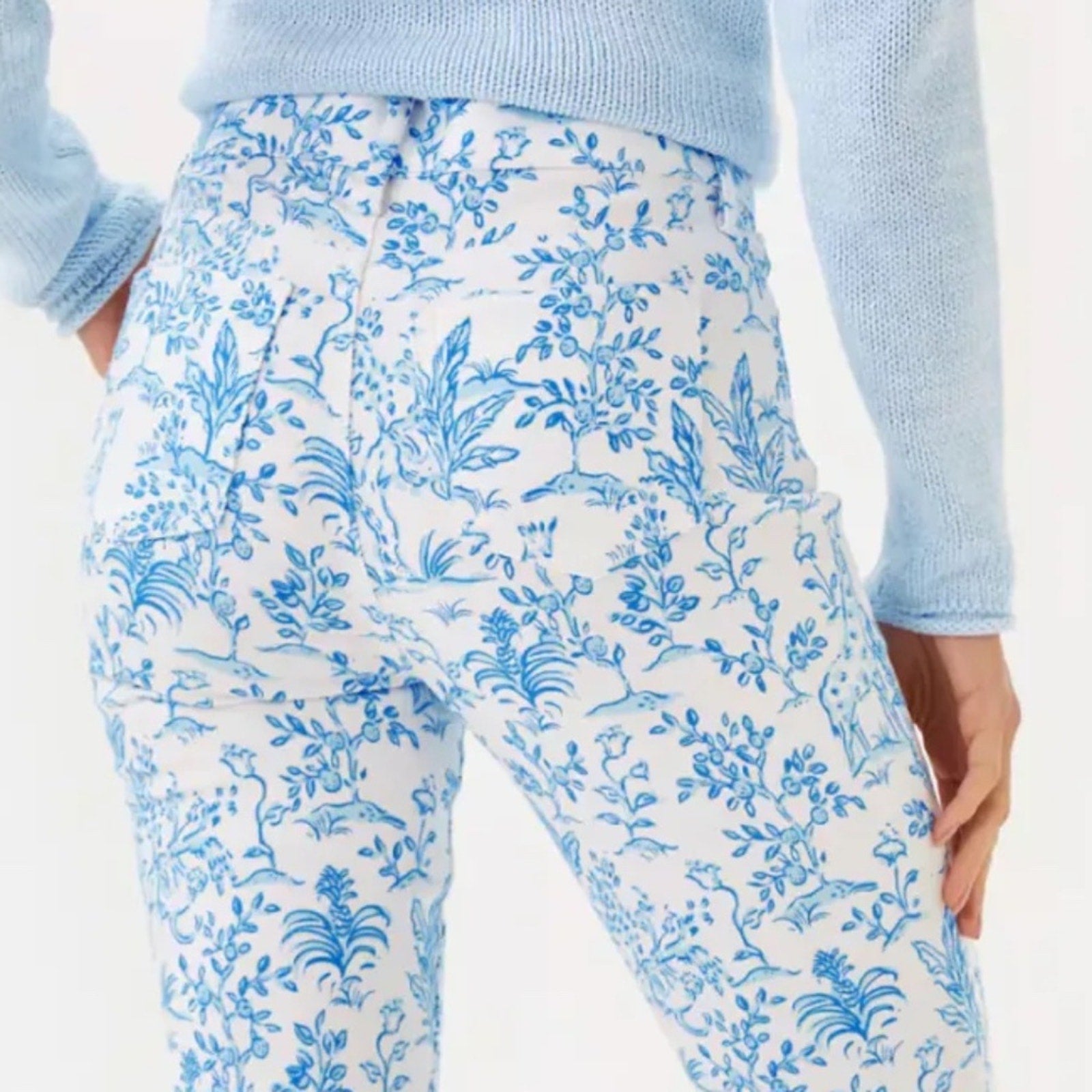 Lilly Pulitzer | Annet High Rise Crop Flare Jean - size 8