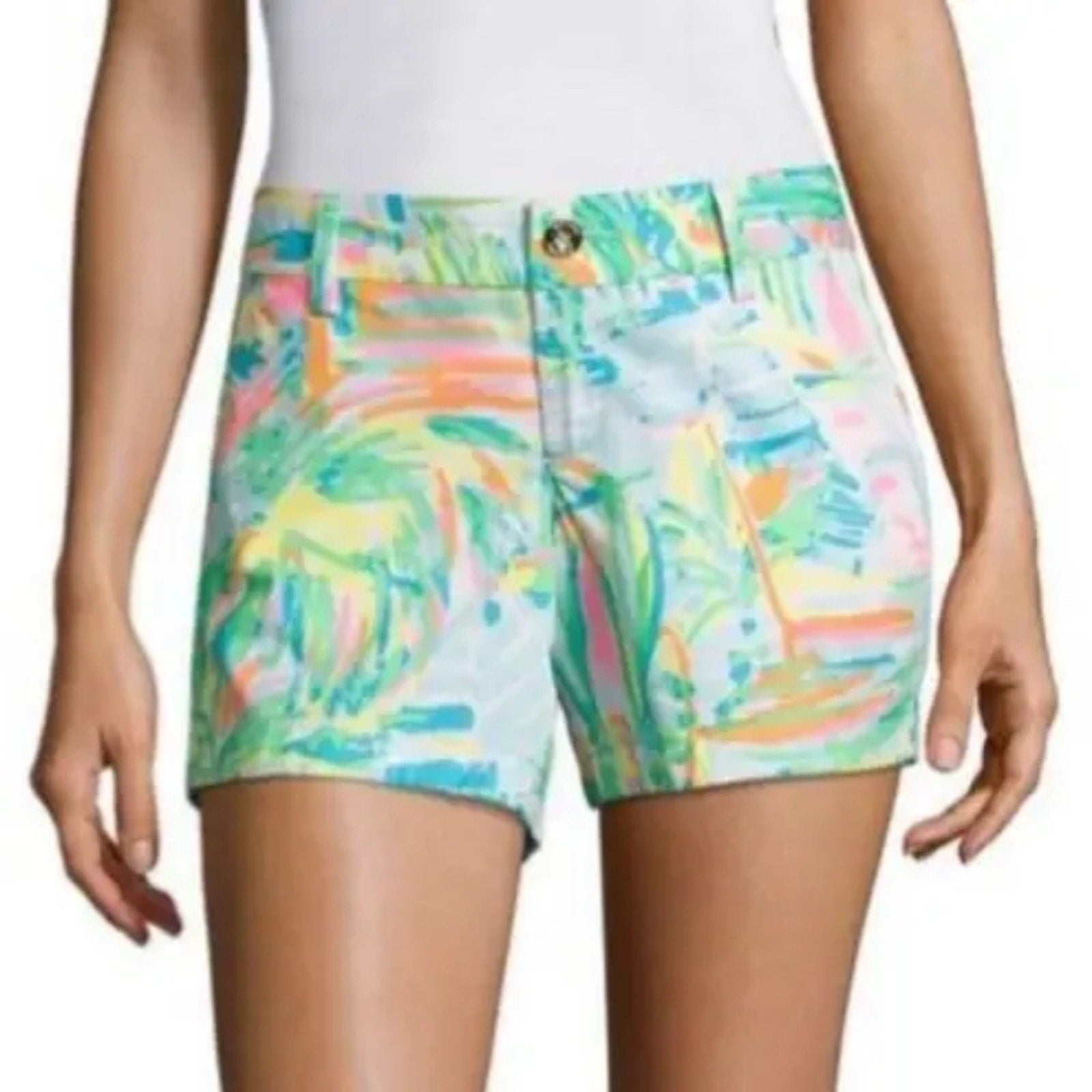 Lilly Pulitzer Callahan shorts in multi sea salt & sun - size 6