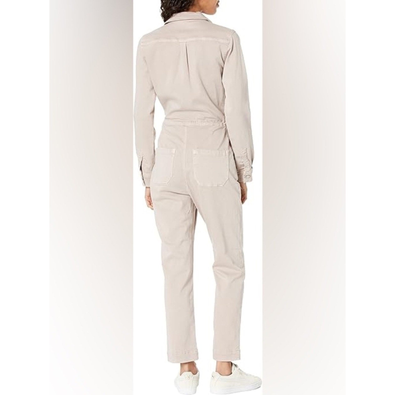 Paige Jumpsuit Blaire Utility Drawstring in Eros Rose Pink - size 4