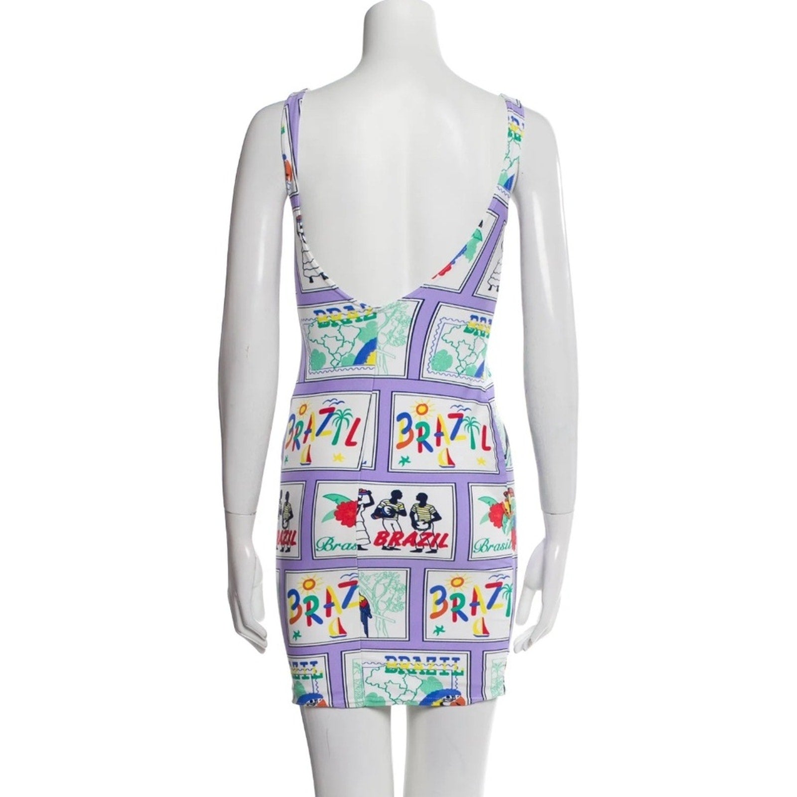 Rosa Cha Brazil Printed Mini Dress - size small