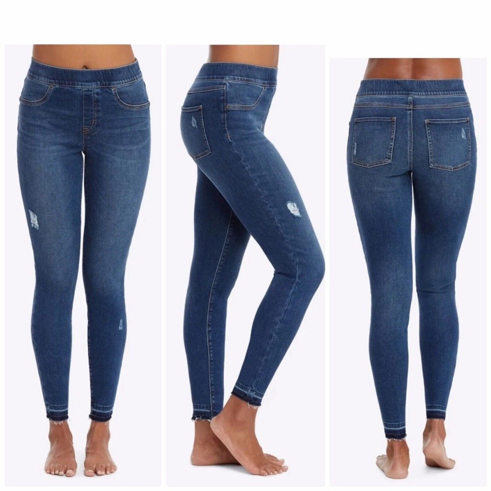 SPANX DISTRESSED SKINNY JEANS #20203R - size large