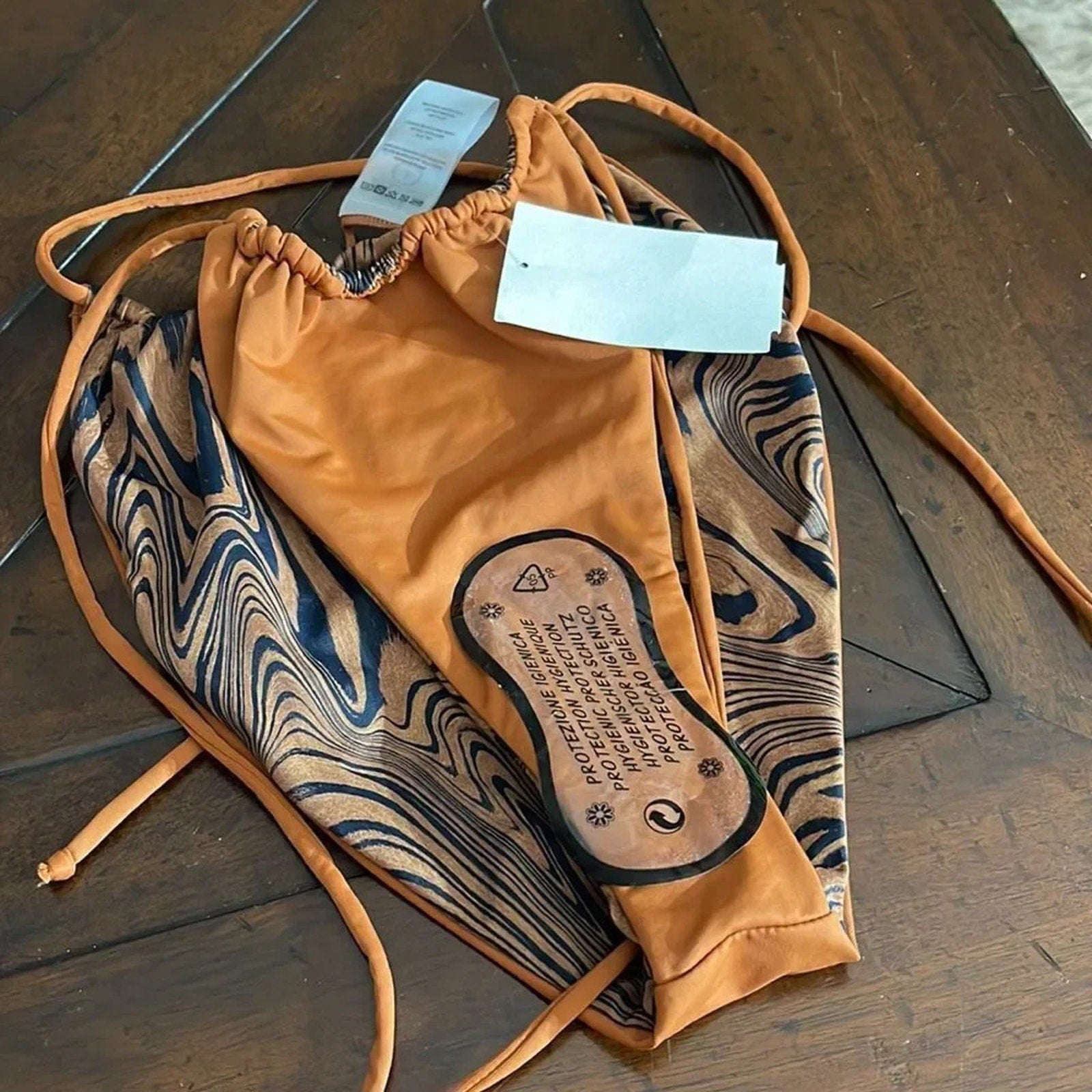 NWT GOOD AMERICAN Women's Tiny Ties Bikini Bottom - size 10/12 (3)