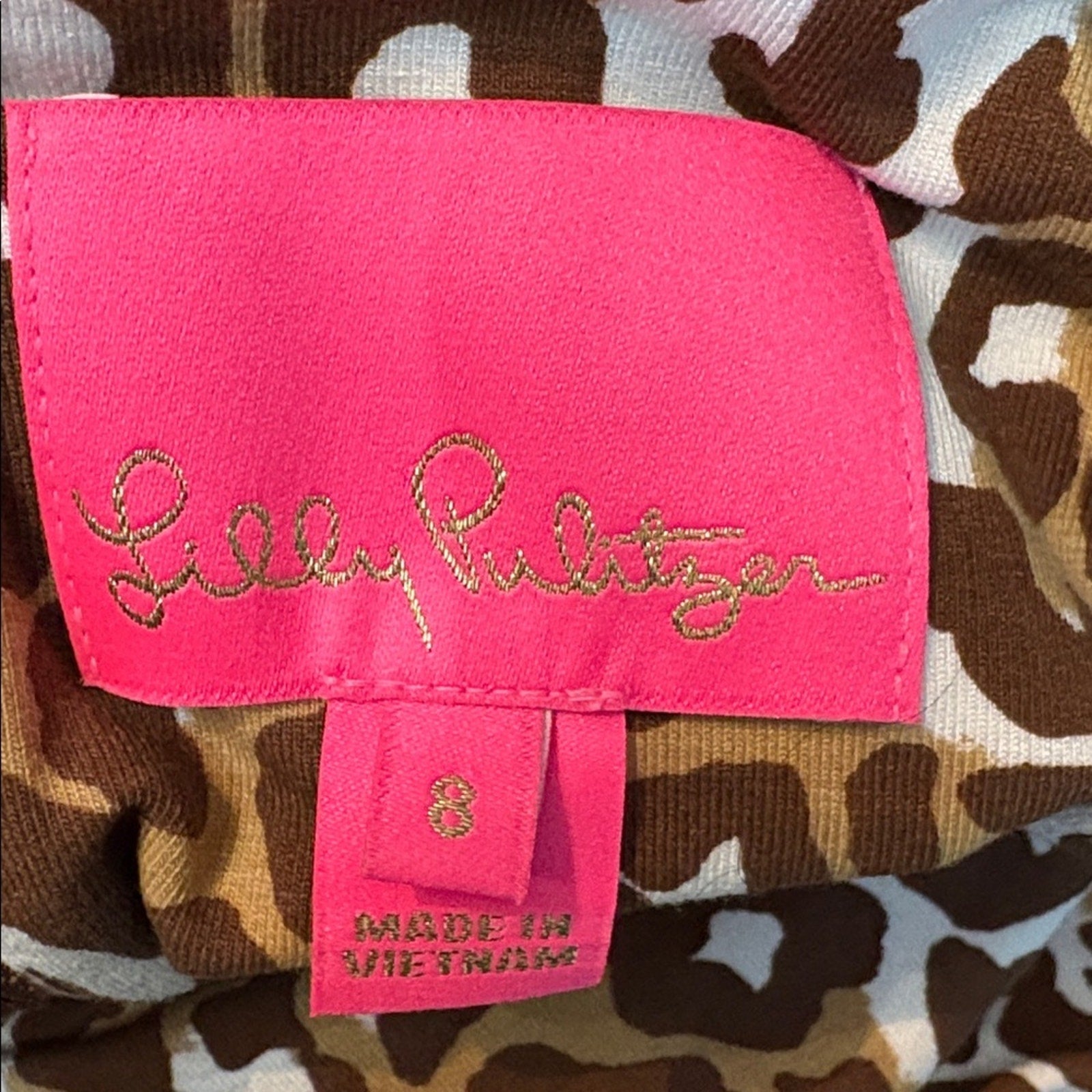 Lilly Pulitzer Ivette 3/4 Sleeve Maxi Dress in Chocolate My Favorite Spot - sz 8