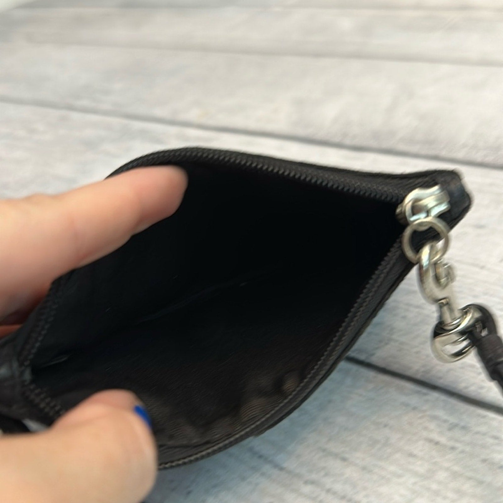 Coach Y2K clutch black mini