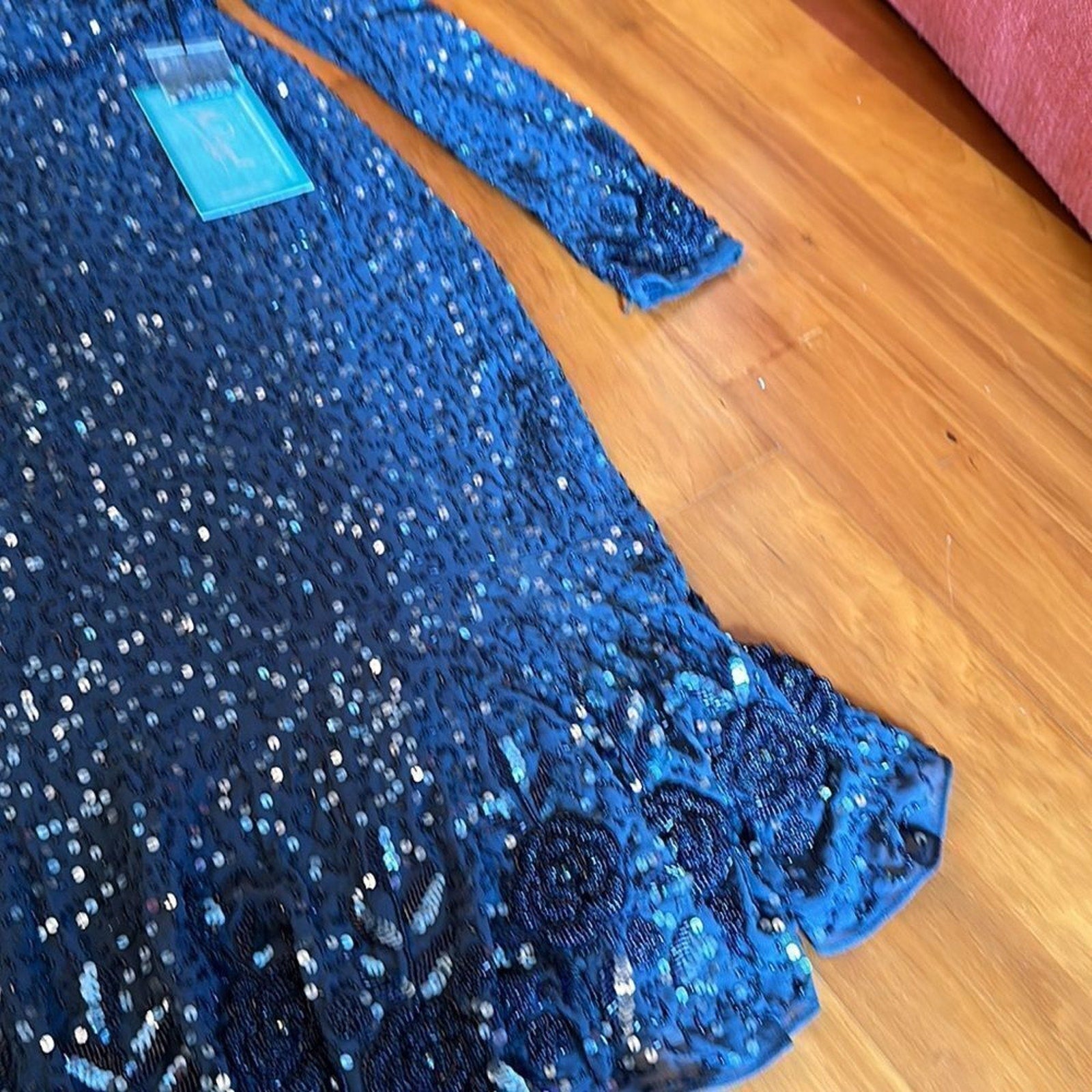 NWT Mac Duggal Fit & Flare Sequin Dress - size 8
