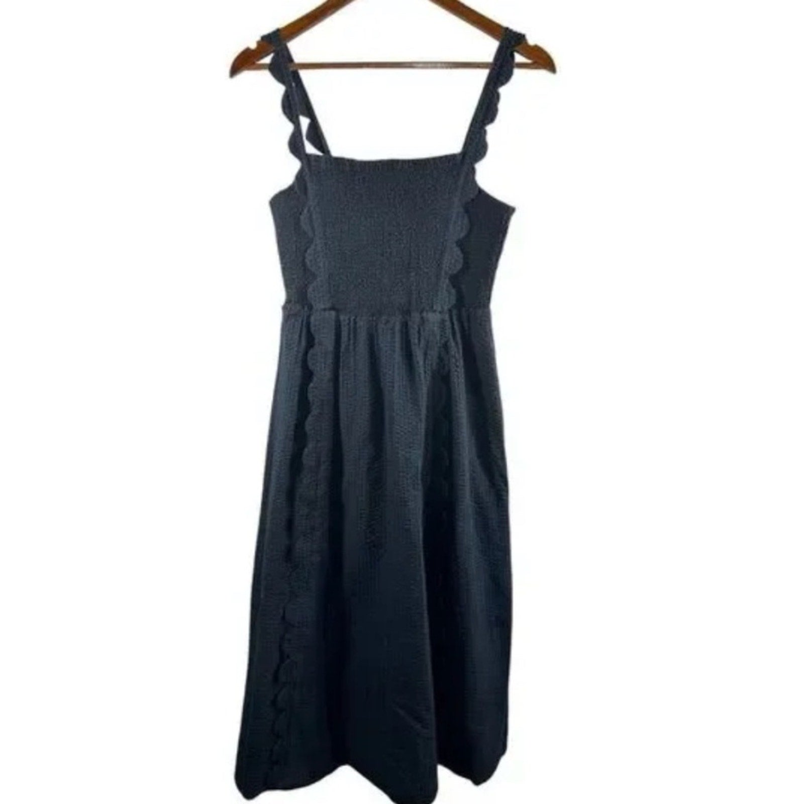 Vineyard Vines Seersucker Scalloped‎ Sundress Size - size M