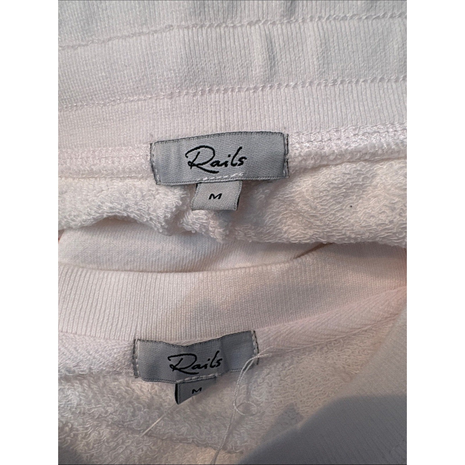Rails White Jogger Set with Cherry Print - M 🌟