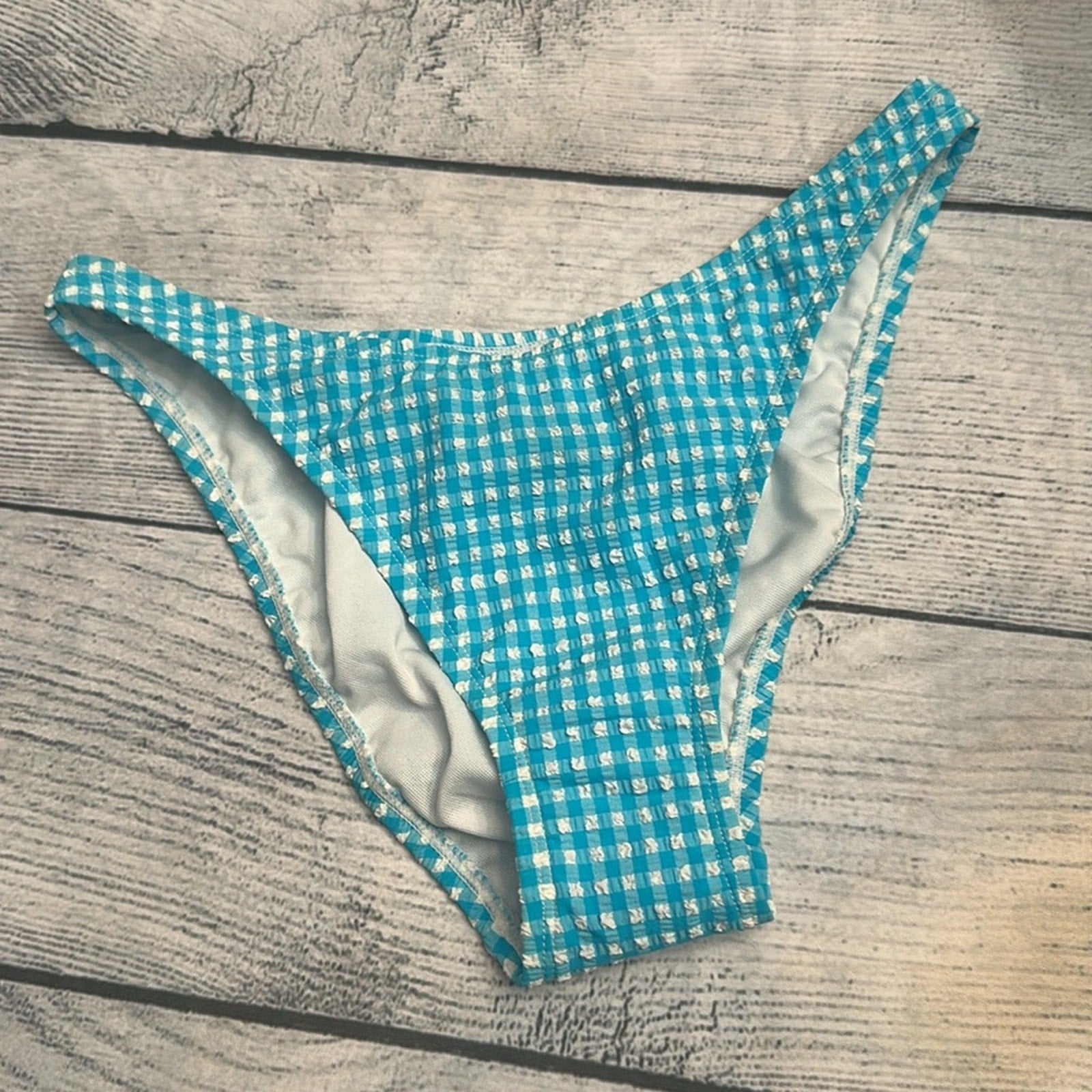 NEW Lilly Pulitzer Pico High-Cut Bikini Bottoms Women’s Striped Blue White - 2