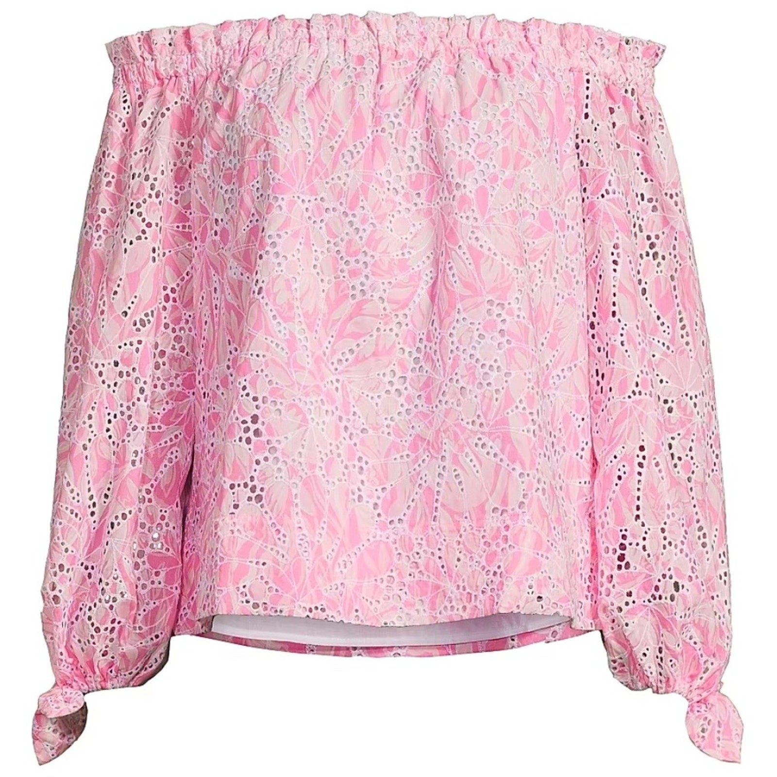 NEW Lilly Pulitzer Jamielynn Off-the-Shoulder Blouse - size M