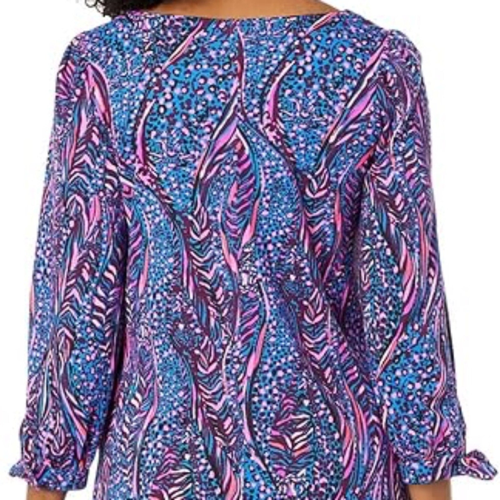 Lilly Pulitzer Cath Dress Blue Flare Always - size M