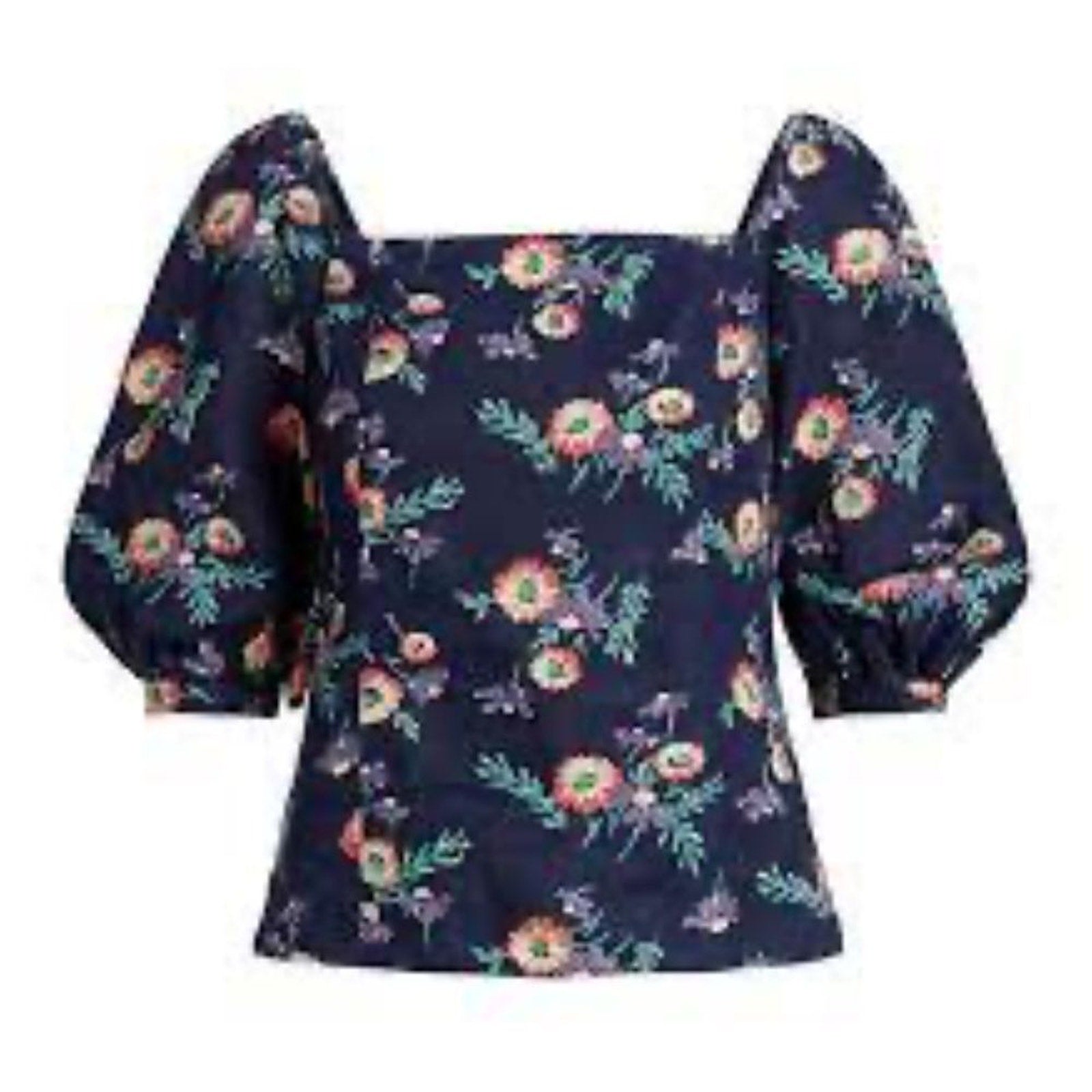 NEW POLO RALPH LAUREN FLORAL BLOUSE - size 2