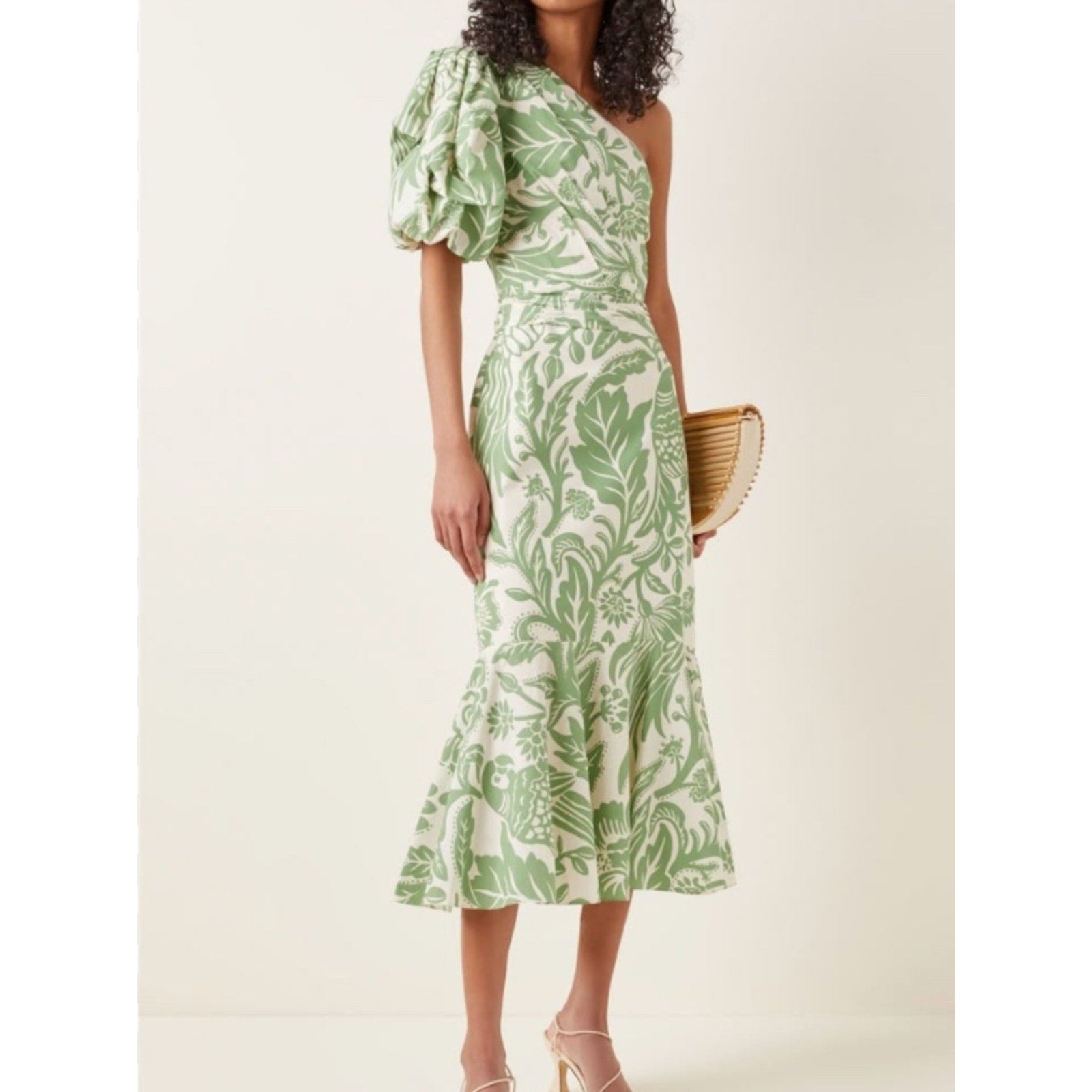 Johanna Ortiz Orchard Dance One Shoulder Cotton Dress - 4 🌟
