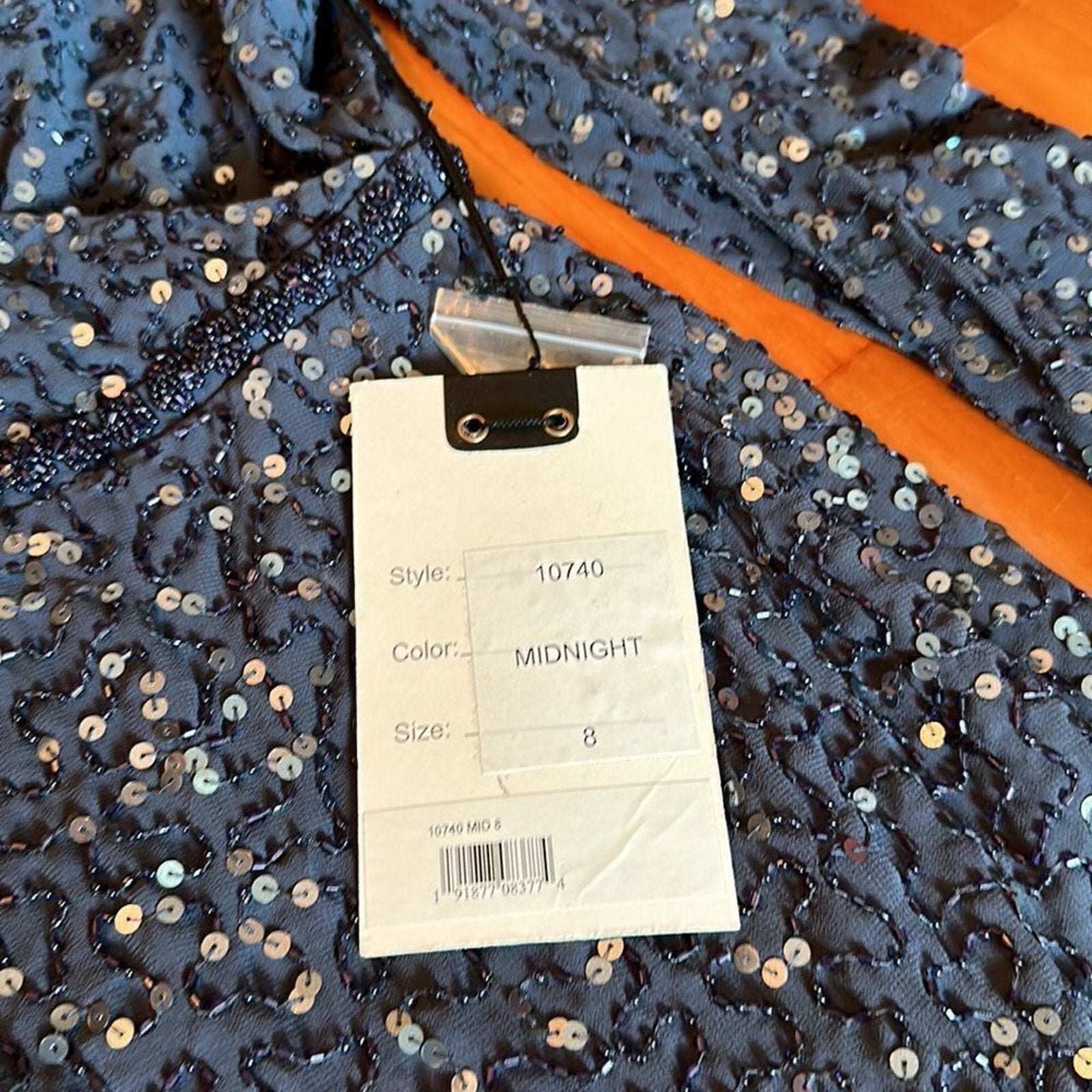 NWT Mac Duggal Fit & Flare Sequin Dress - size 8