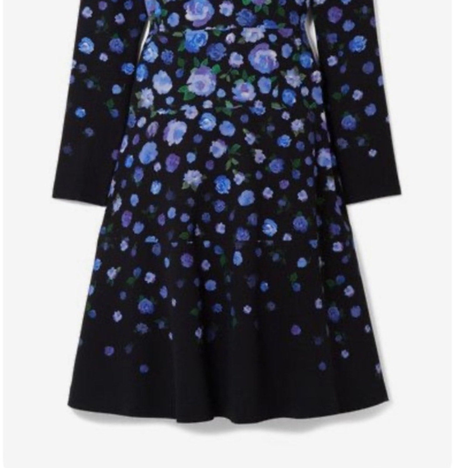 Lela Rose Floral Crepe Dress - size 4