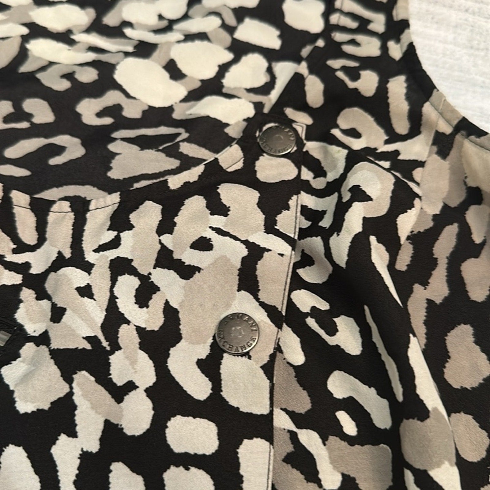Armani Exchange Cheetah Print Romper -size 4