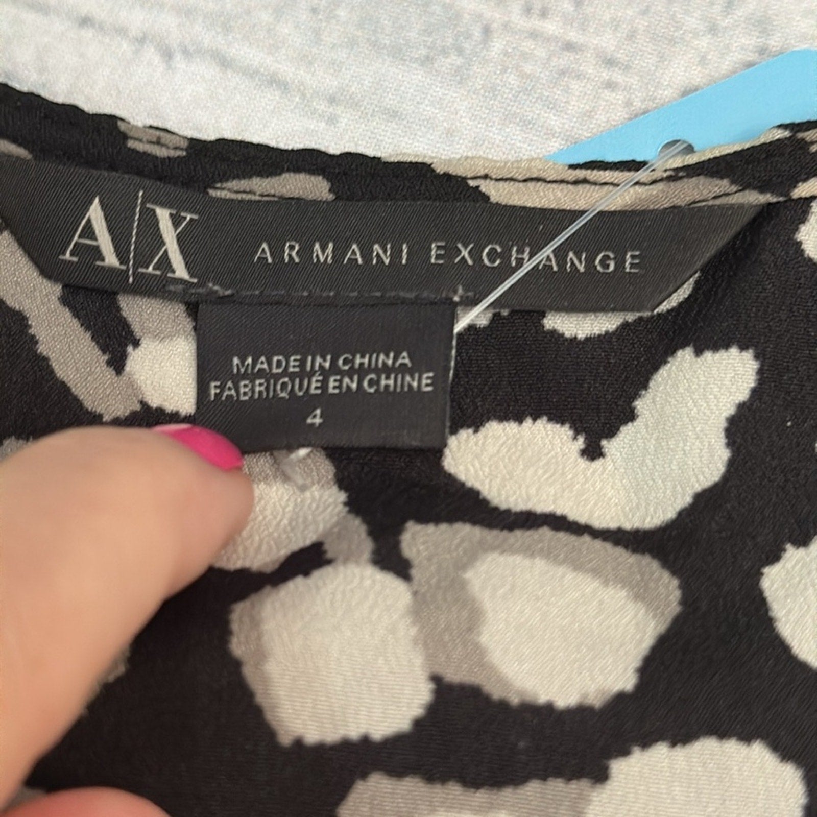 Armani Exchange Cheetah Print Romper -size 4