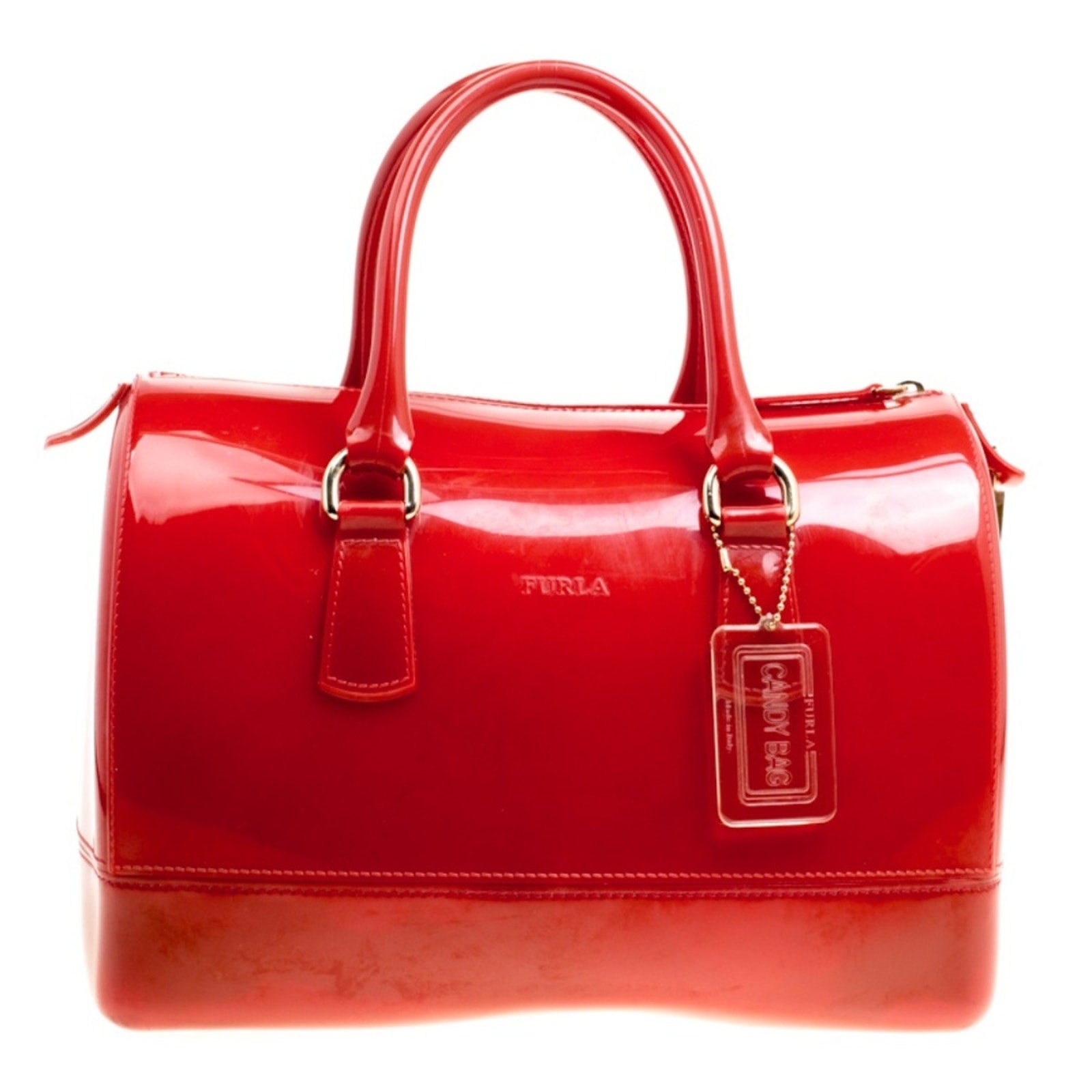 Furla Rubber Top Handle Bag Candy Bag