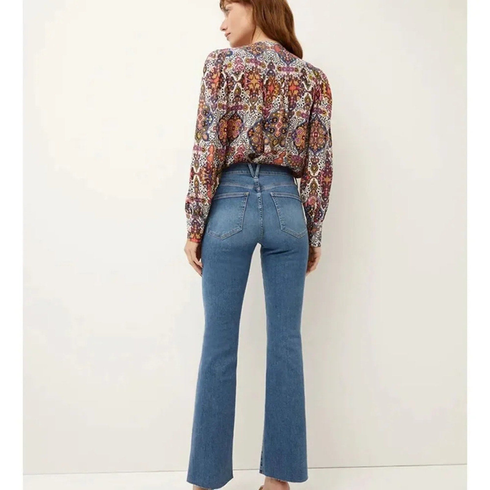 NEW Veronica Beard Sura Tapestry-Print Blouse - size 2