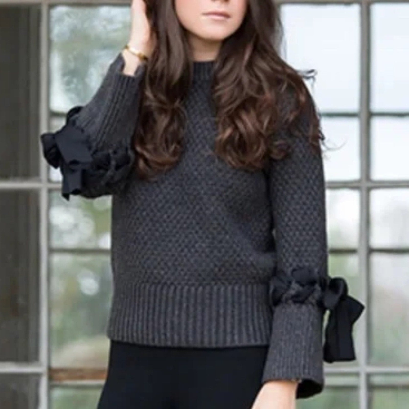 Club Monaco Weronika sweater - Charcoal Black - size M