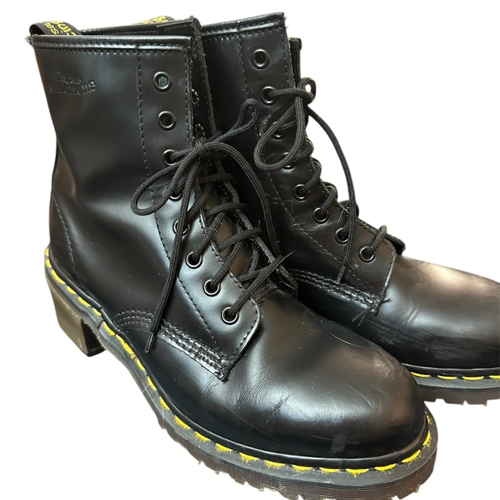 Dr Martens Vintage RARE LEATHER LACE UP BOOTS - size 9 US ladies