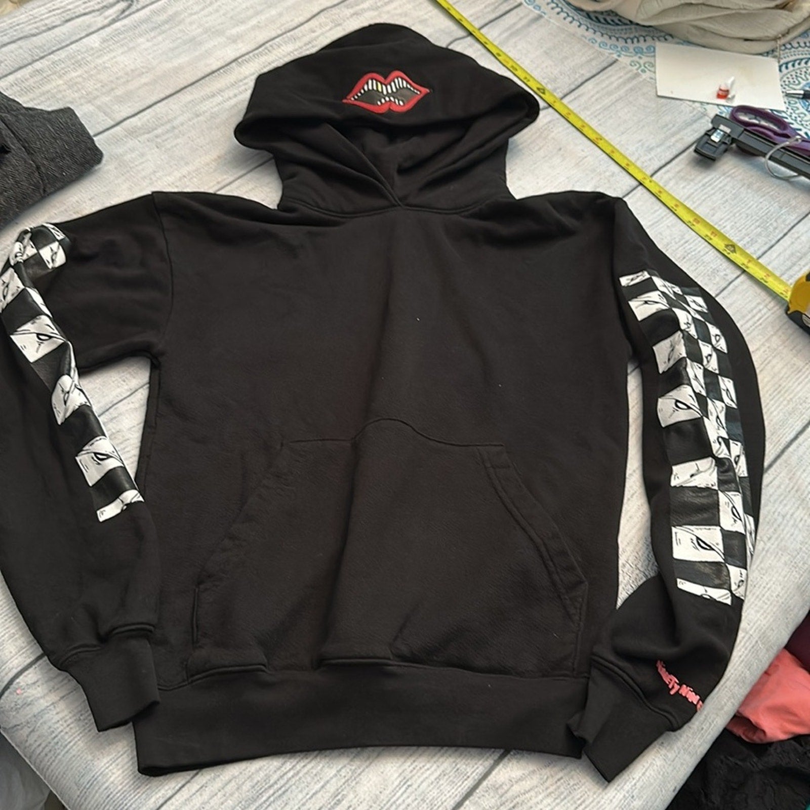 Chrome Hearts x Matty Boy PPO Double Hood Chomper Pullover 'Black' - XS