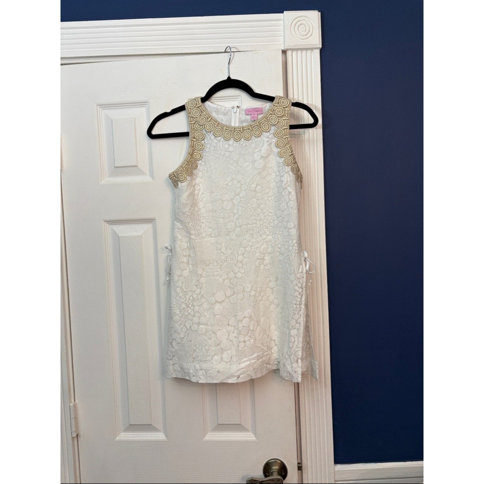 Lilly Pulitzer Donna Romper Resort White Mocean Lace - size 00