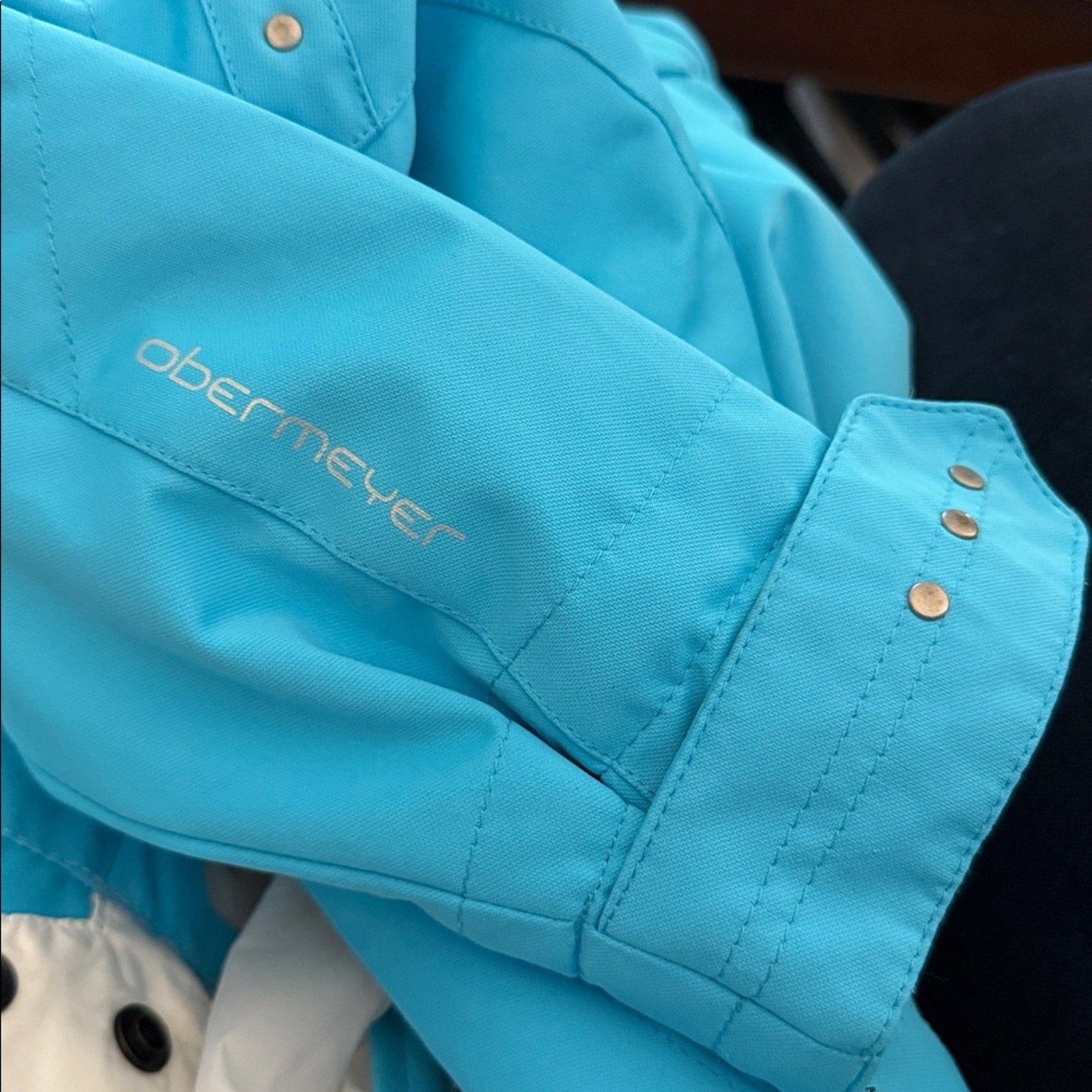 OBERMEYER turquoise ski/snow jacket - size 6