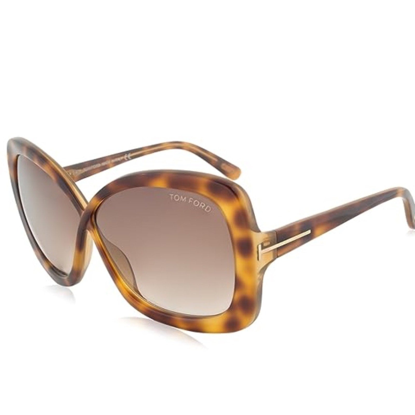 Tom Ford Calgary FT0227 Sunglasses-53P Blonde Havana (Brown Gradient Lens)-63mm