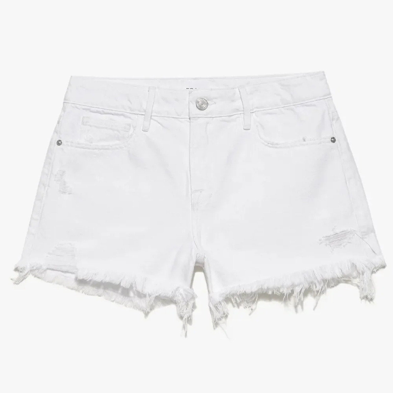 NWT Frame White 'Le Grand Garçon' Shorts - 32