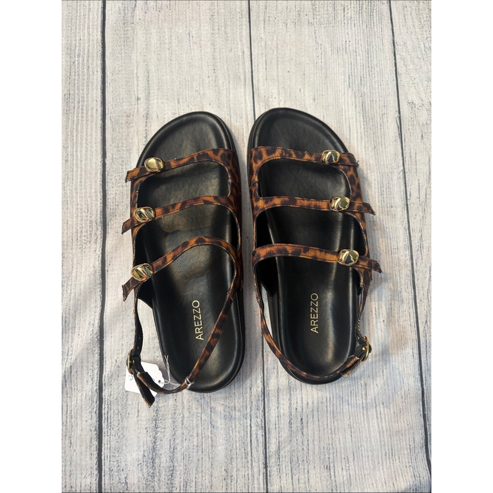 Arezzo Women's Felice Flat Sandals - size 7.5 - NEW 🌟