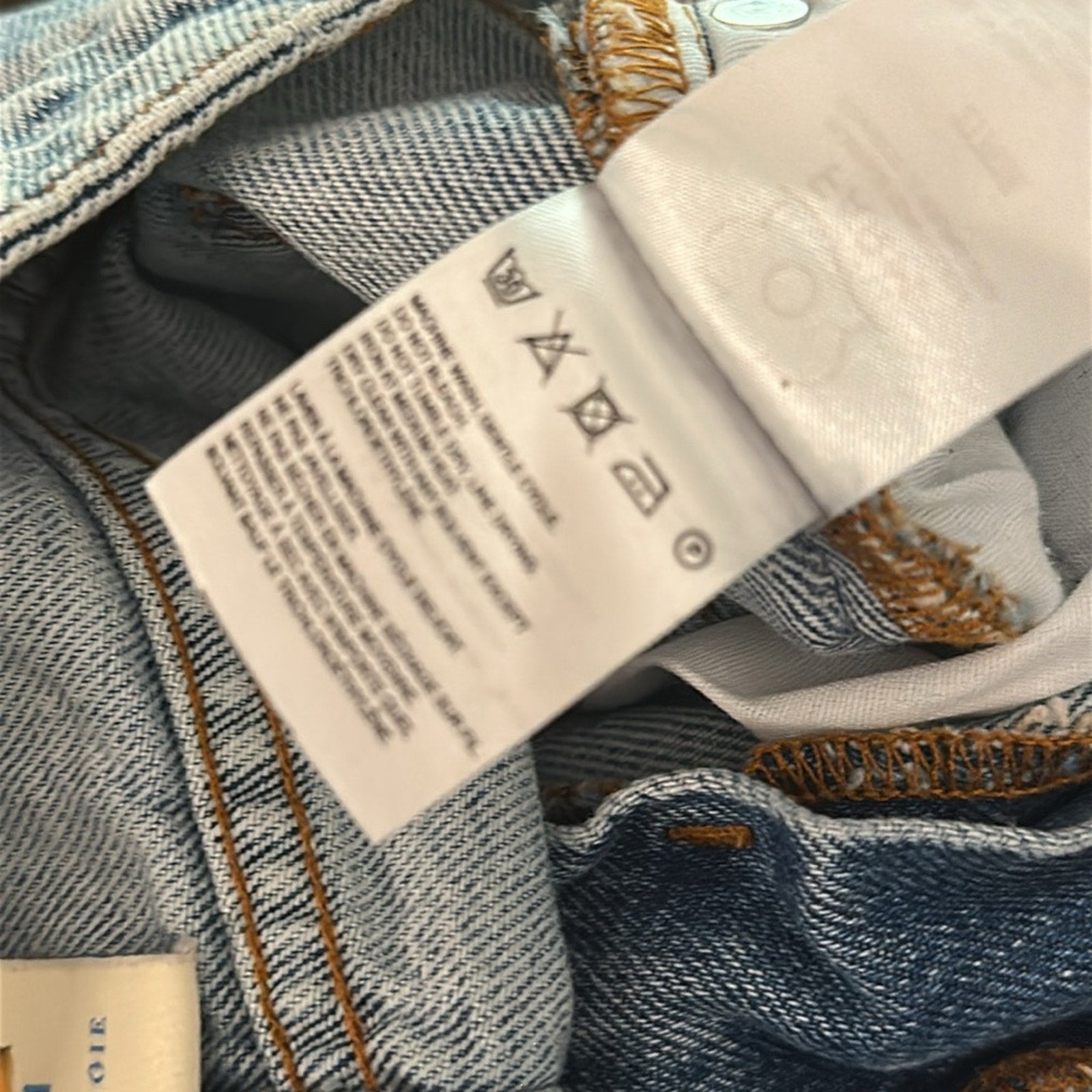 Farm Rio Anthropologie tropical denim skirt - size M