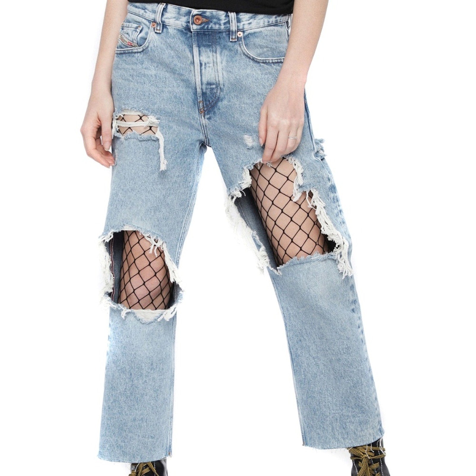 Diesel Aryel 0076N Women Jeans Pants Straight - size 27