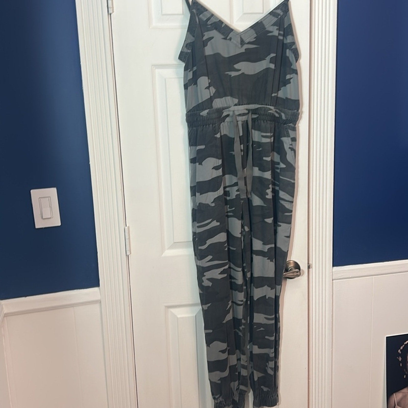Splendid Jetsetter Camo Jumpsuit - size XL