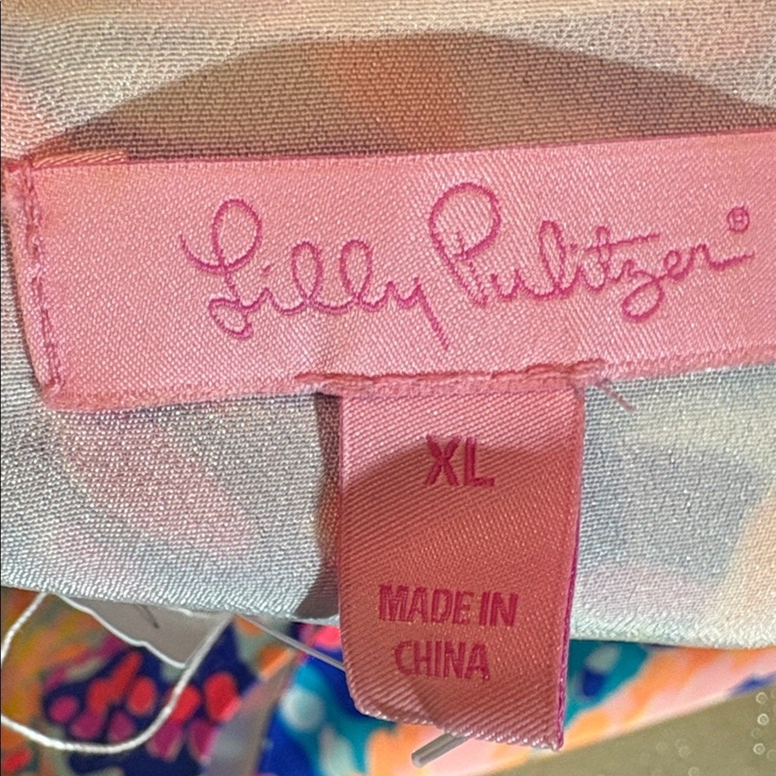 Lilly Pulitzer Jackie Silk Shift Dress - size XL