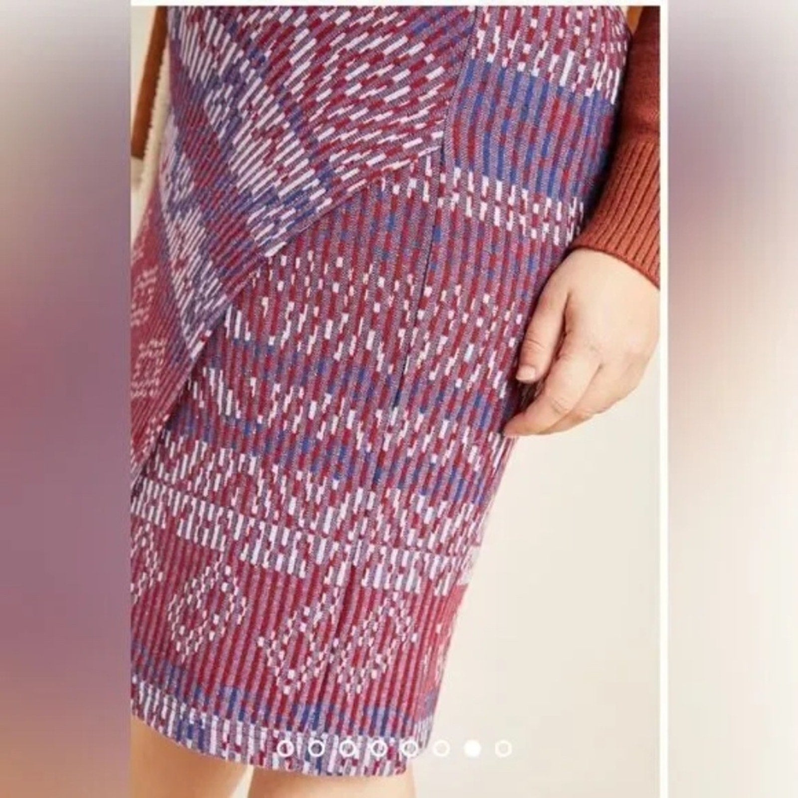 Maeve Anthropologie Carolina faux wrap skirt - size M