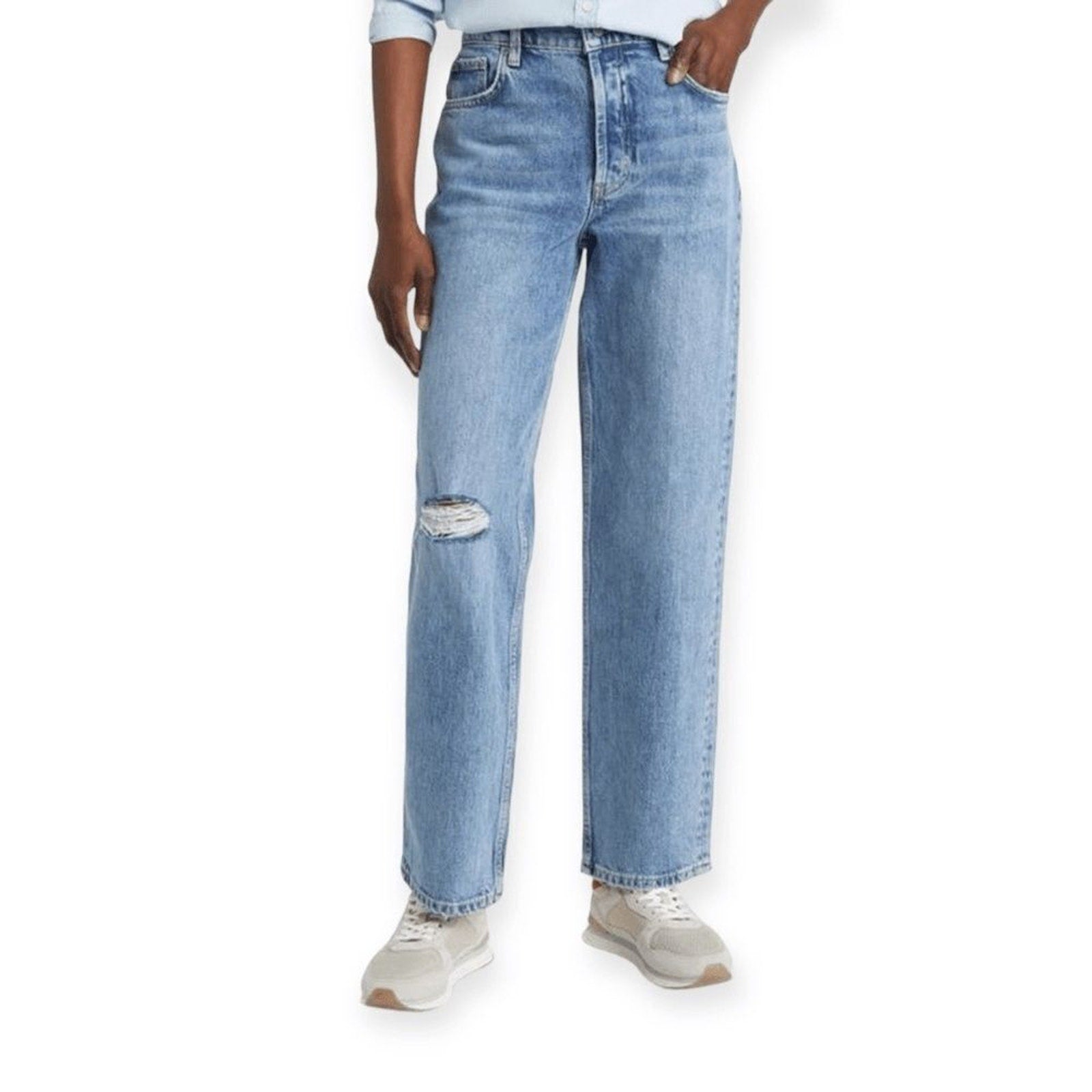 NWT RAILS The Topanga High Waist Straight Leg Jeans in Cascade - size 31