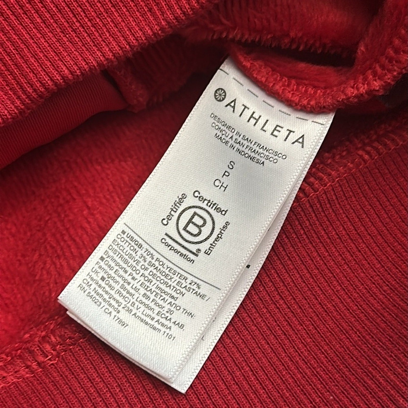 Athleta Cozy Karma Hoodie Sweatshirt Clover Berry - size small