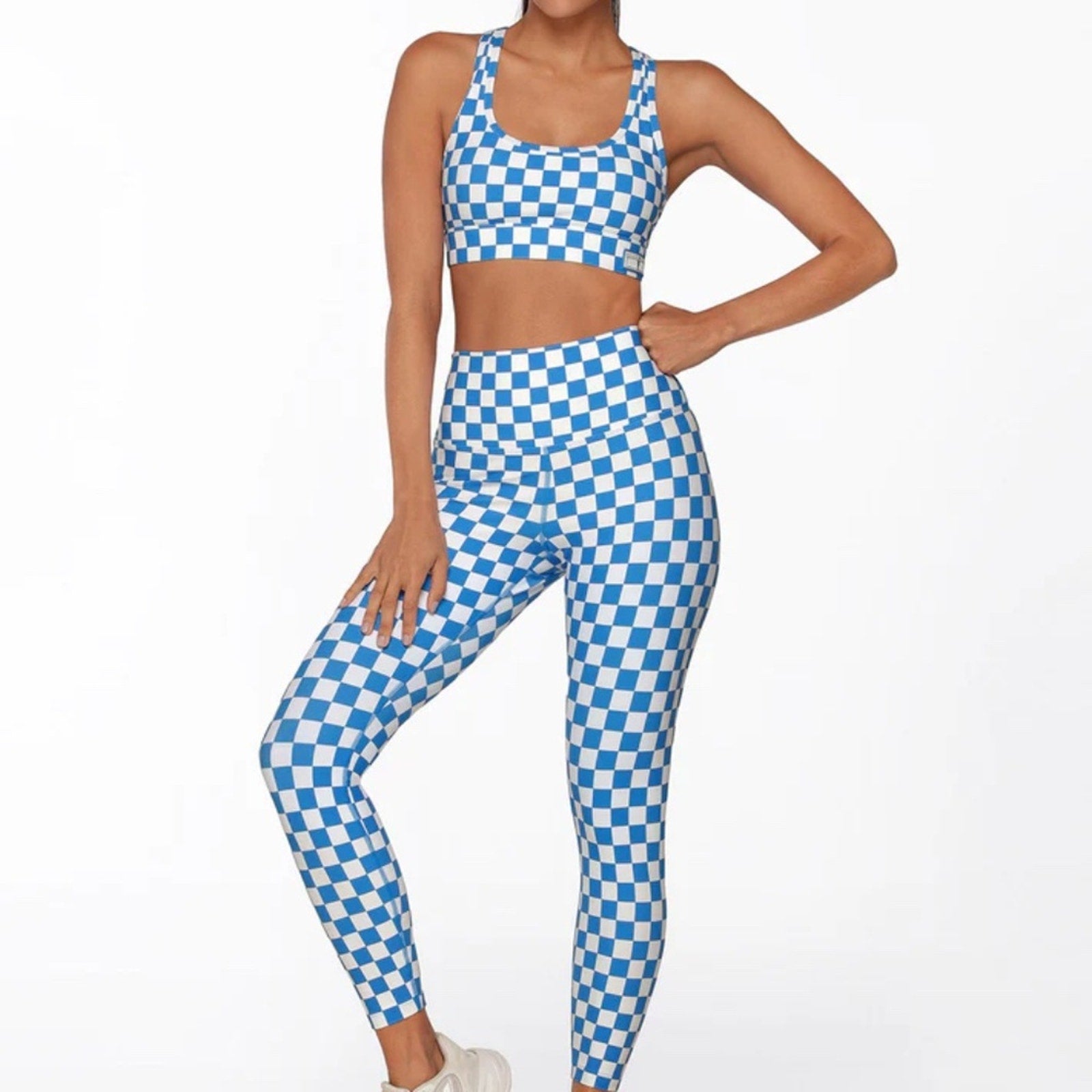 Lorna Jane Speedway Excel Ankle Biter Leggings and sports bra - size small