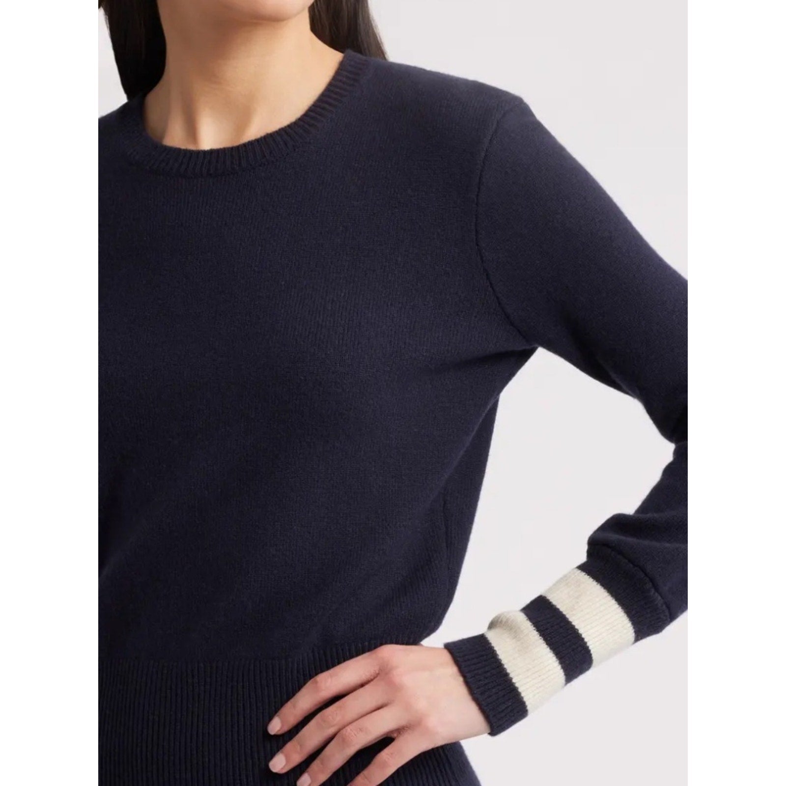 FRAME The Club Cashmere Blend Sweater Minidress - M