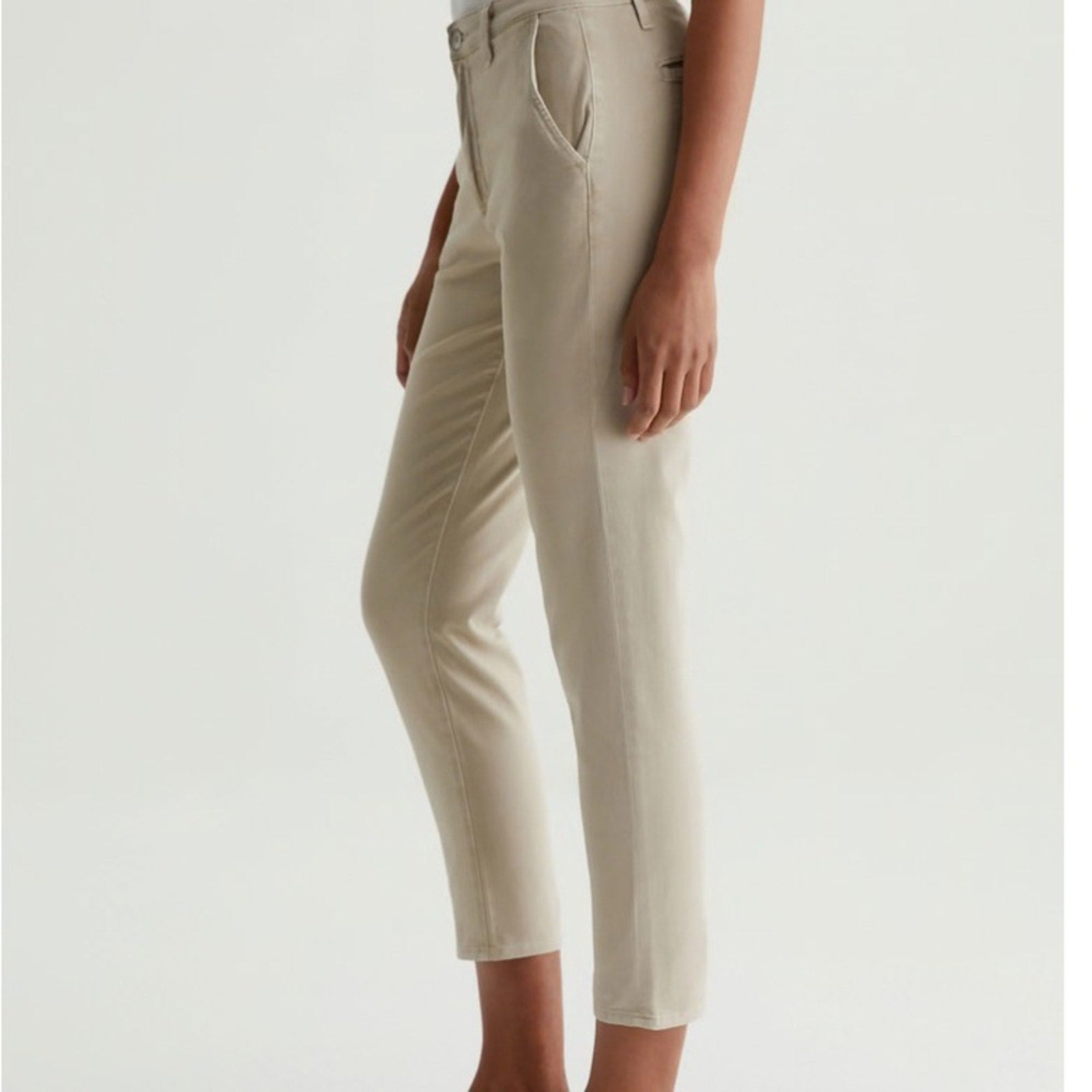 Adriano GoldSchmied  Caden Khaki Tailored Trouser - 25