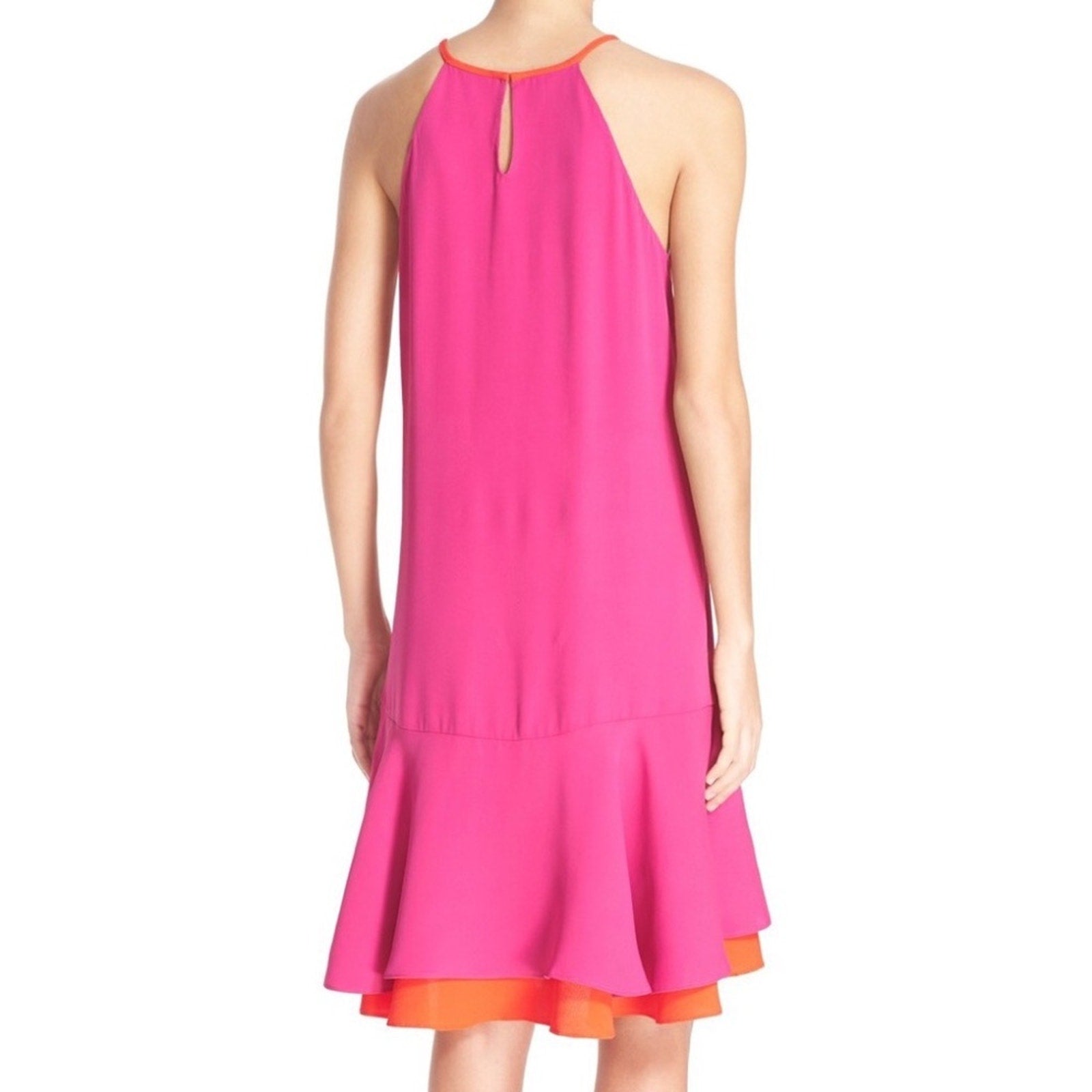 Diane von Furstenberg 'Kera' Sleeveless Crepe Drop Waist Dress - size 6