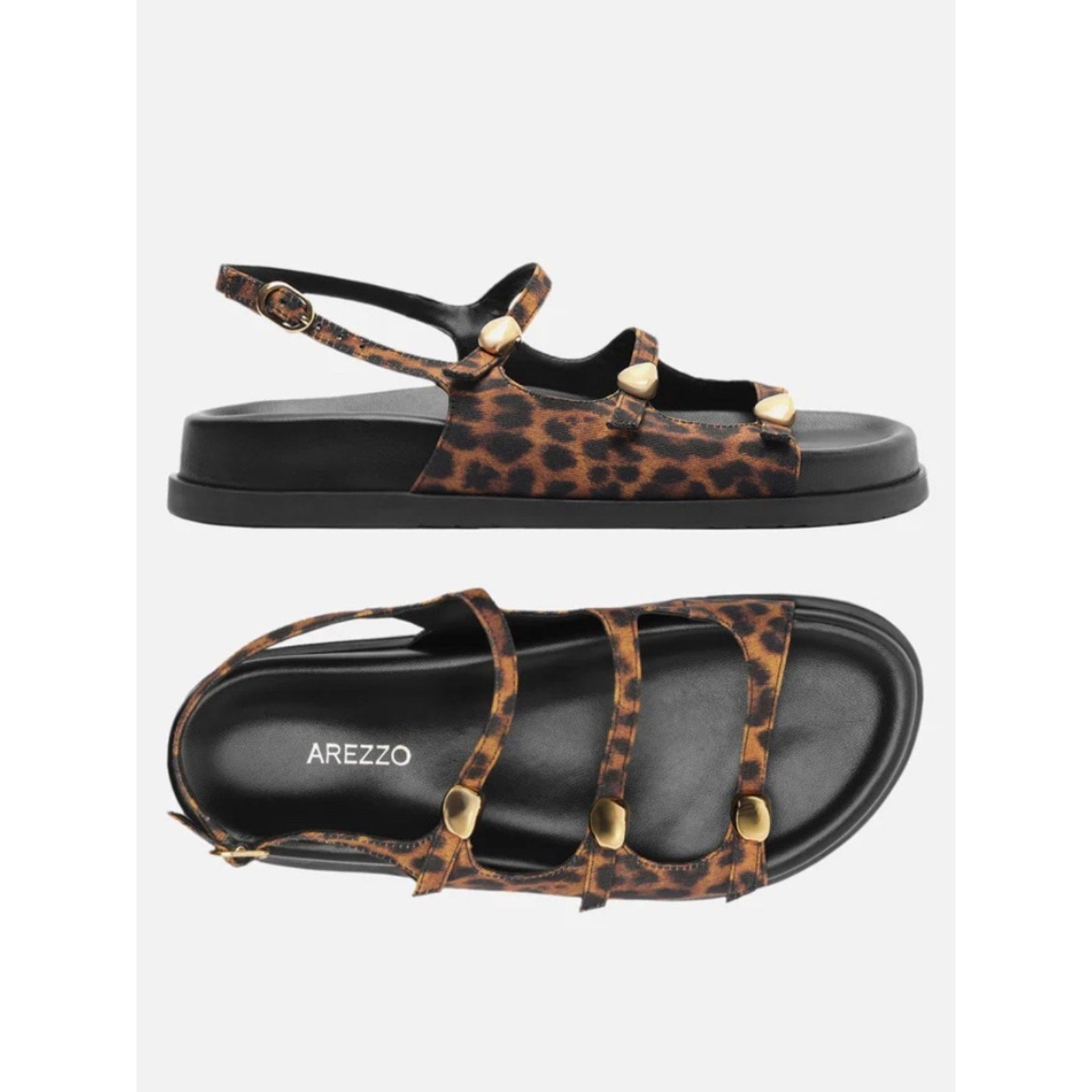 Arezzo Women's Felice Flat Sandals - size 7.5 - NEW 🌟