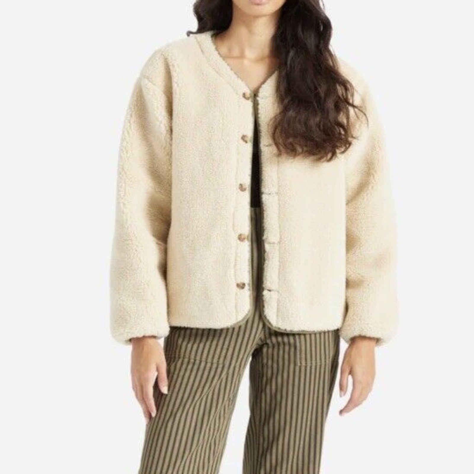 Brixton Sherpa Reversible Padded Jacket Women’s Size XS