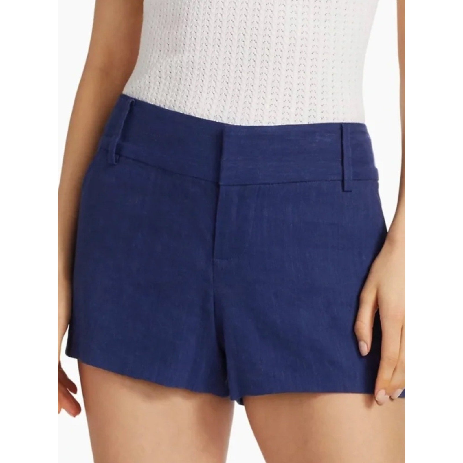 Alice & Olivia NEW Cady Linen Blend Shorts - 4 🌟