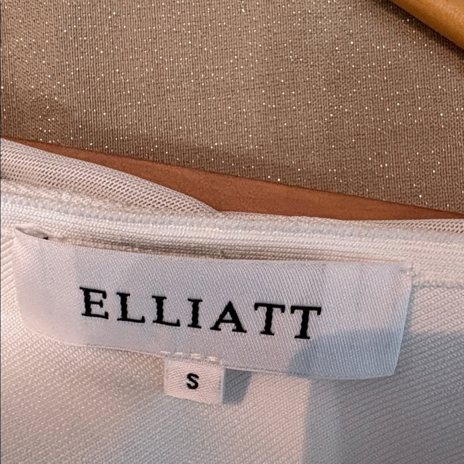 NEW Elliatt Vinna Ruched One Shoulder Gown Dress White - size small